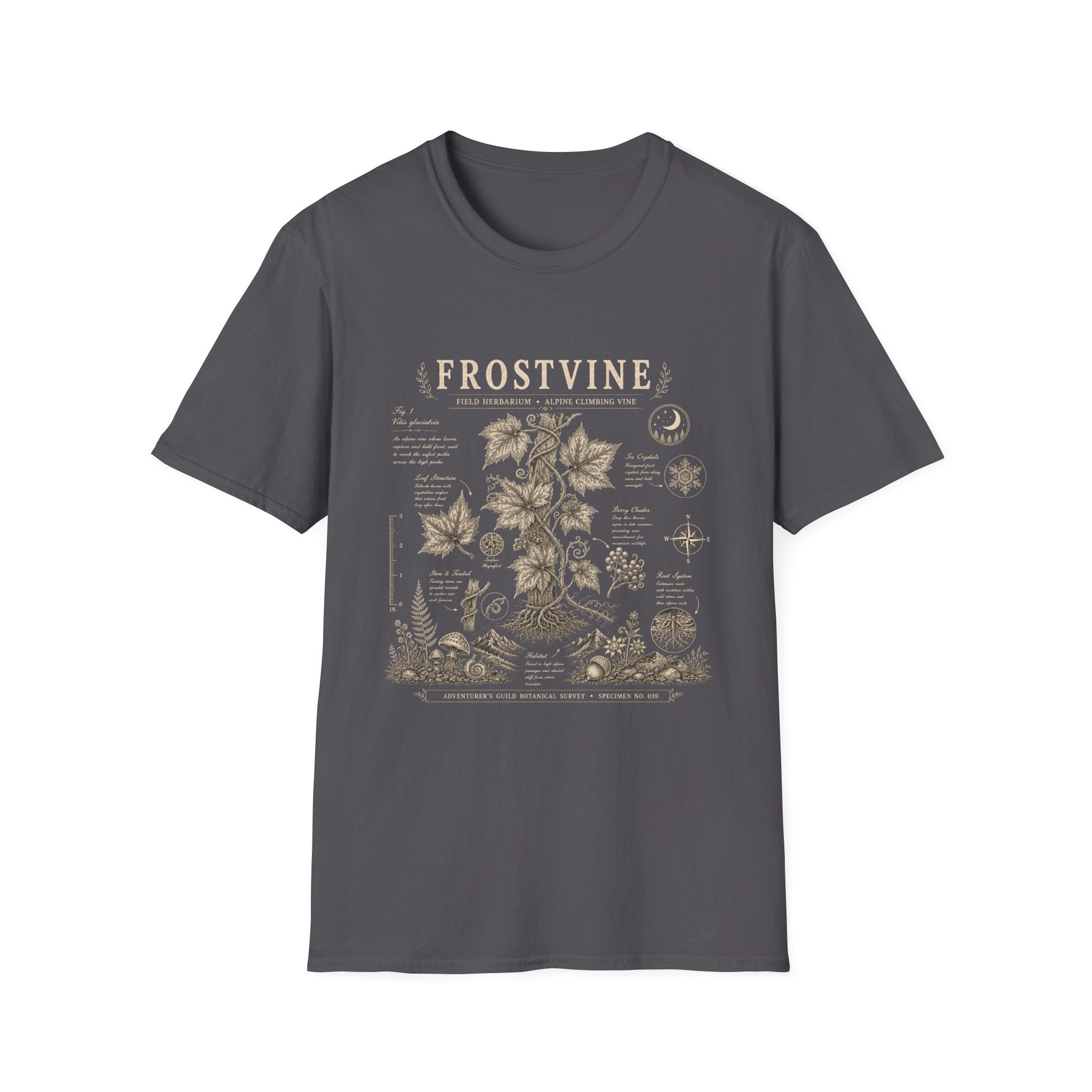 Frostvine Herbarium Plate T-Shirt