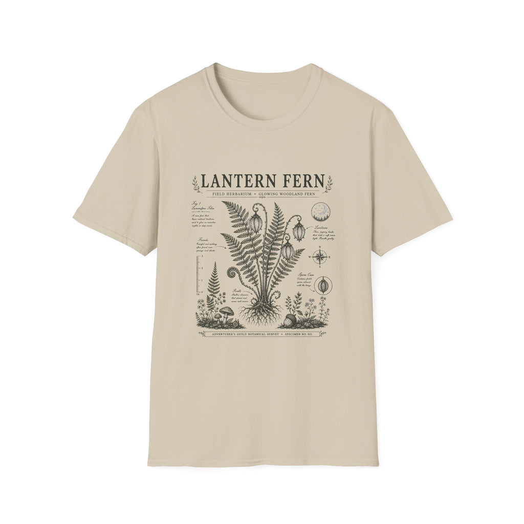 Lantern Fern Herbarium Plate T-Shirt
