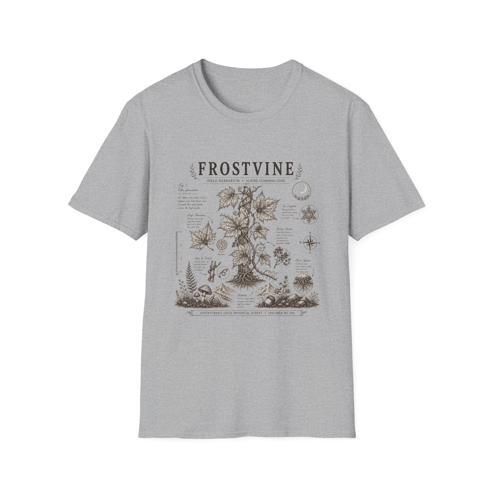 Frostvine Herbarium Plate T-Shirt