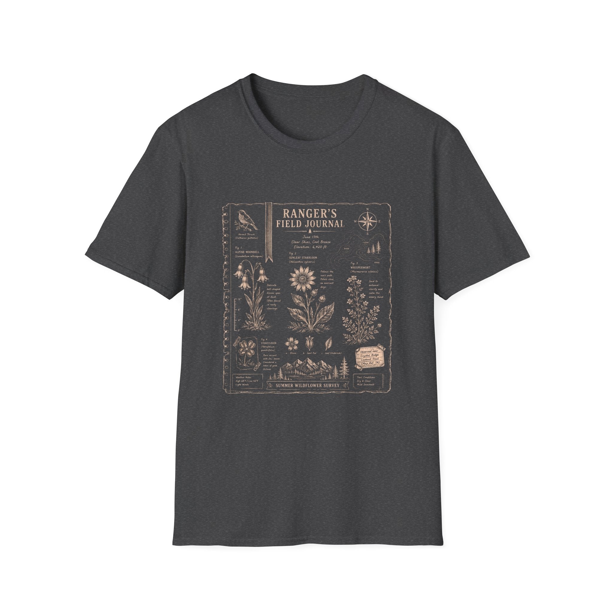 Ranger’s Botanical Field Journal T-Shirt