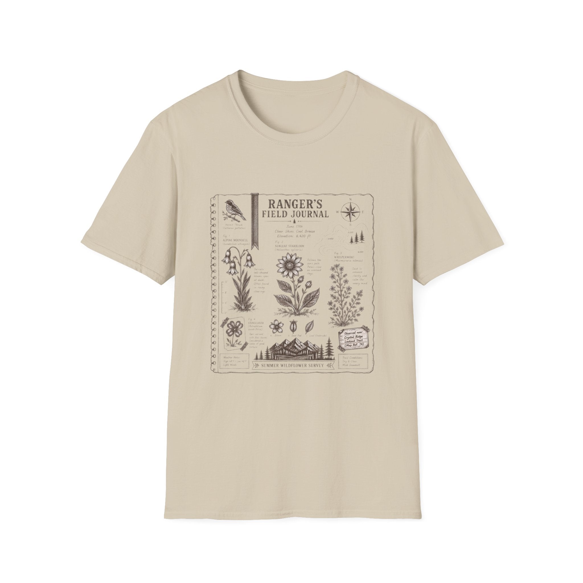 Ranger’s Botanical Field Journal T-Shirt