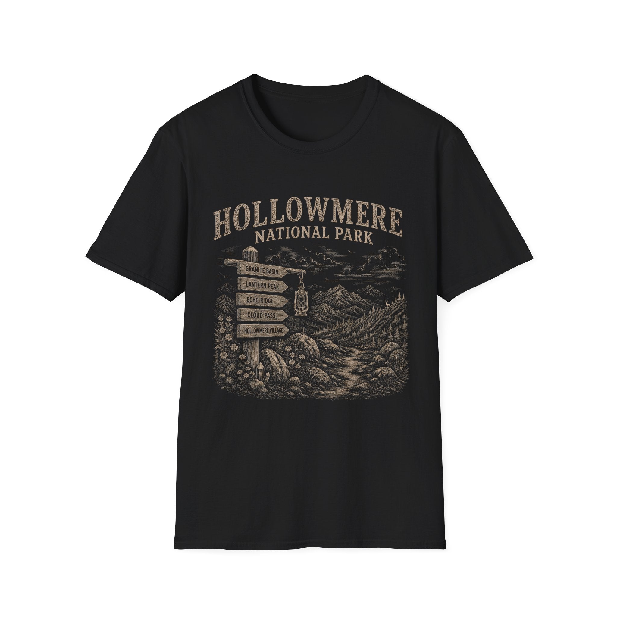 Hollowmere National Park Stone Lantern Pass T-Shirt
