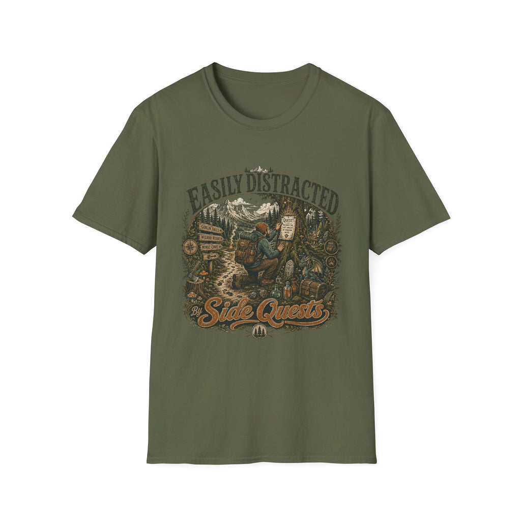 Distracted by Side Quests T-Shirt