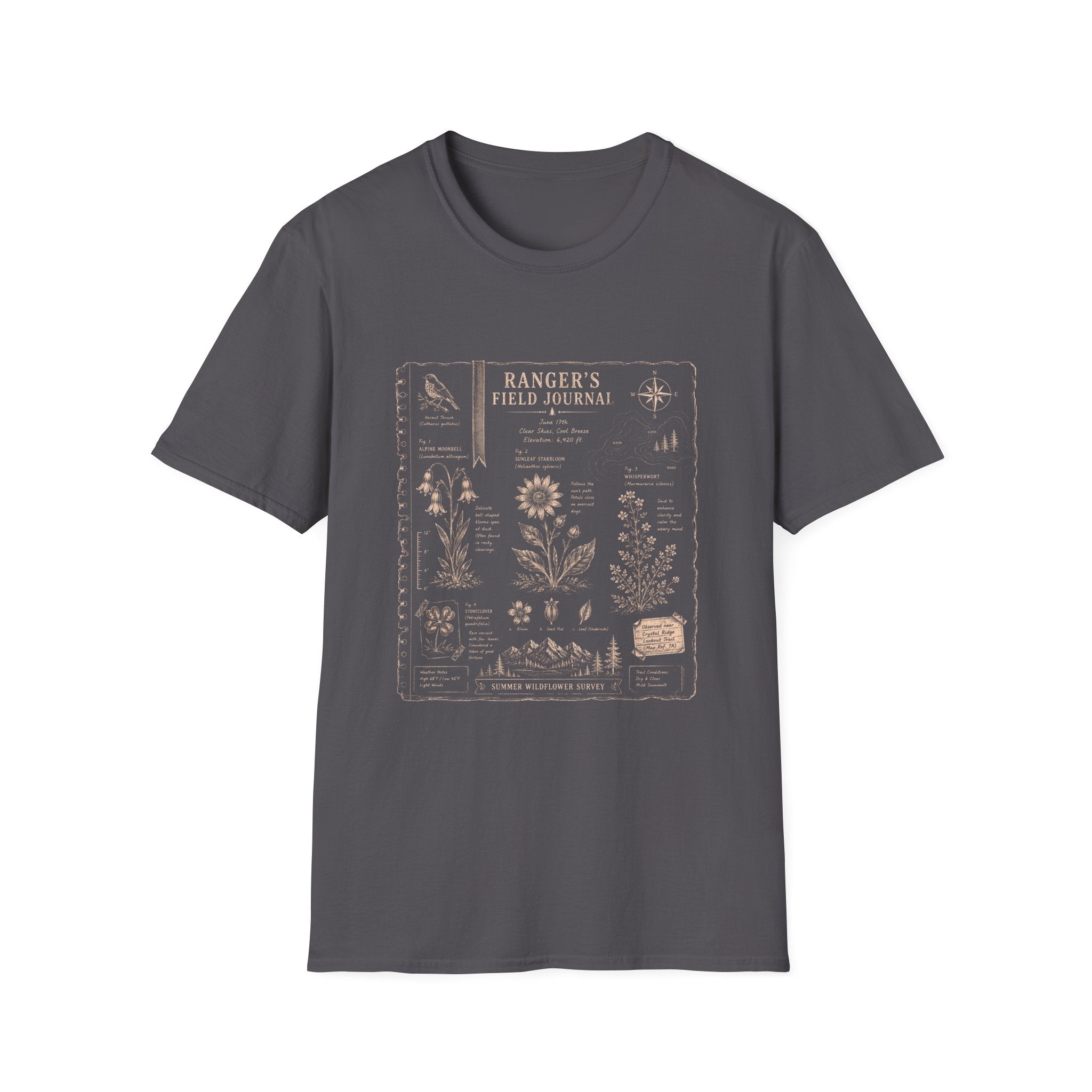 Ranger’s Botanical Field Journal T-Shirt