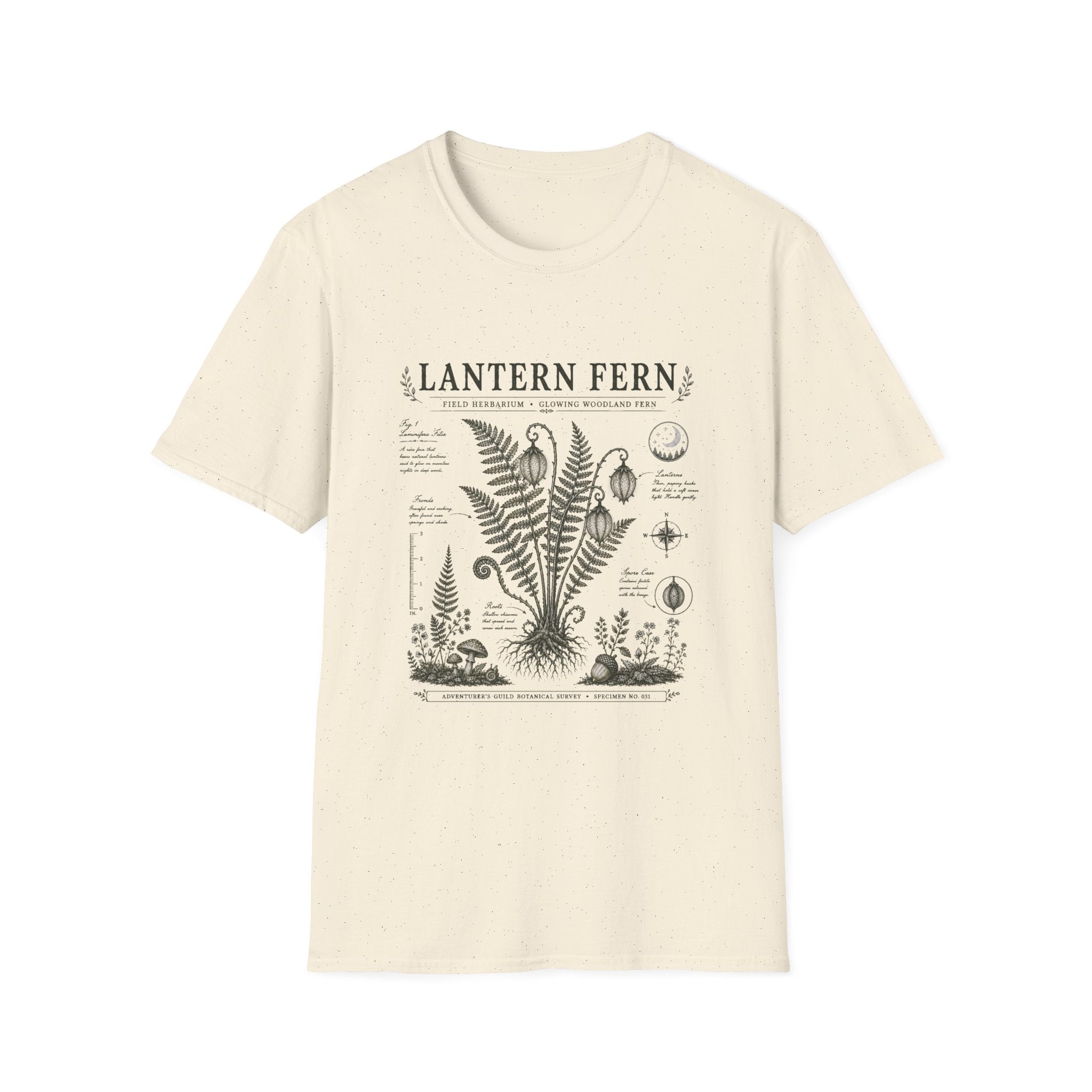 Lantern Fern Herbarium Plate T-Shirt