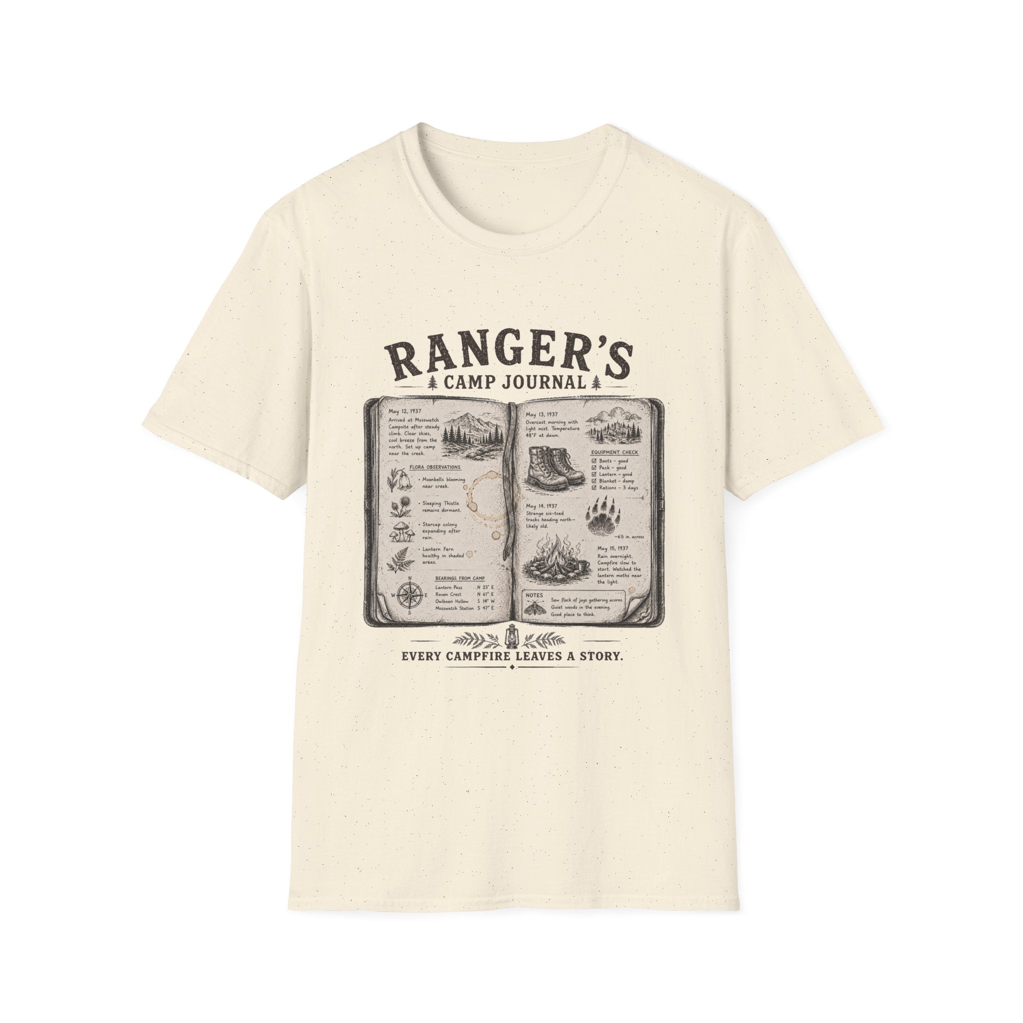 Ranger's Camp Journal T-Shirt