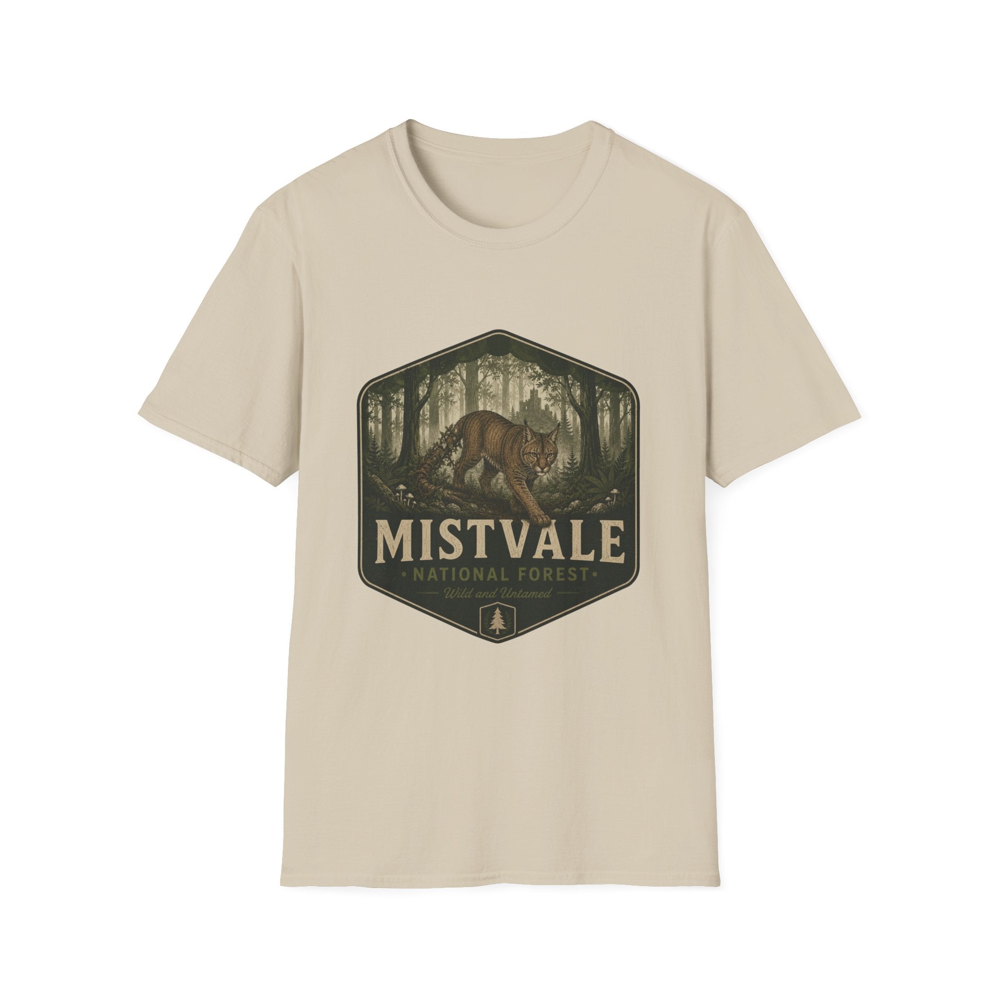 Mistvale National Forest Briar Cat Patch T-Shirt
