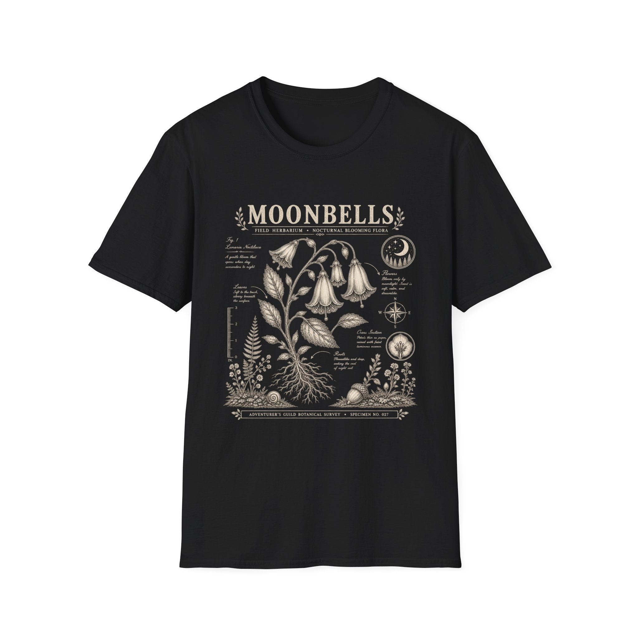 Moonbells Herbarium Plate T-Shirt