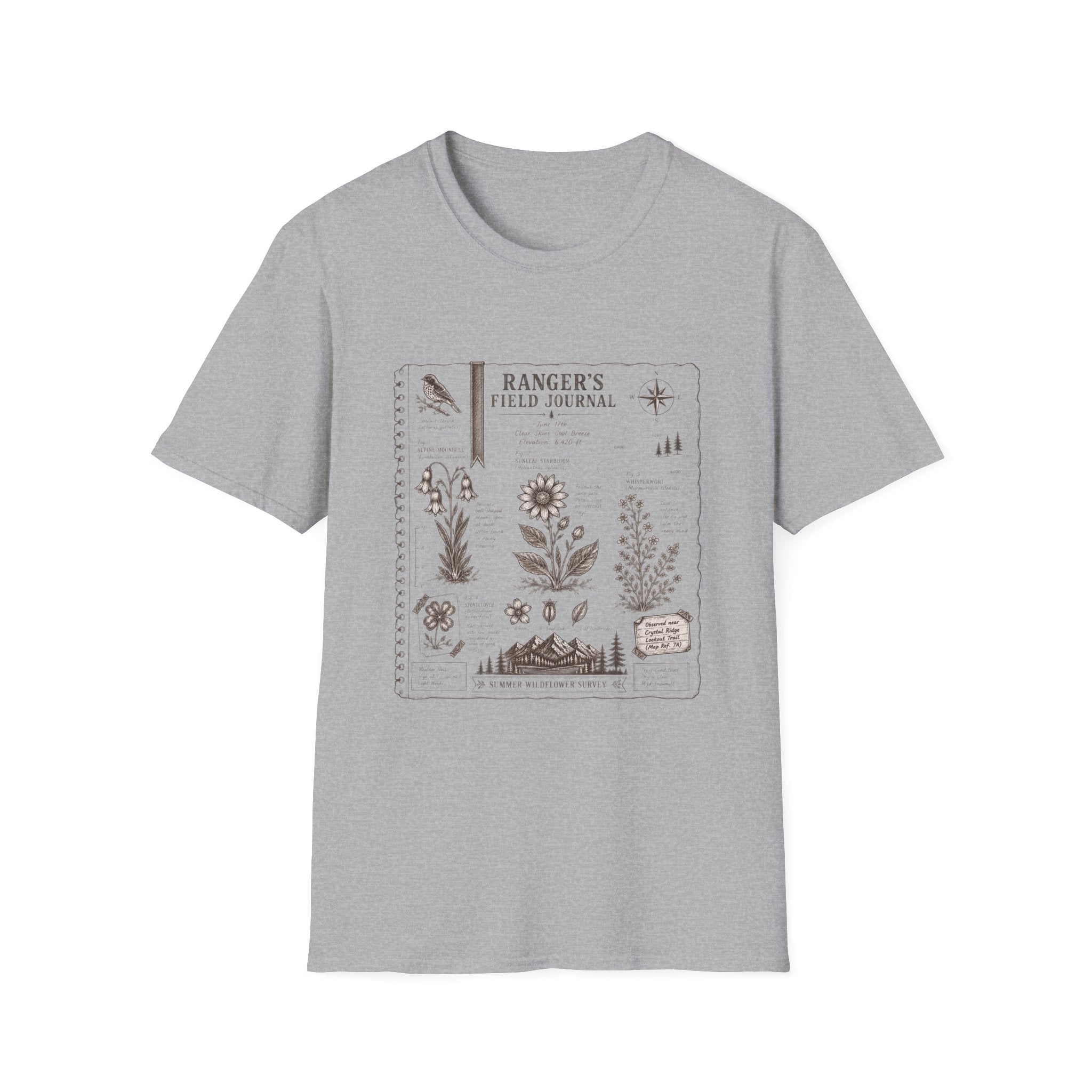 Ranger’s Botanical Field Journal T-Shirt
