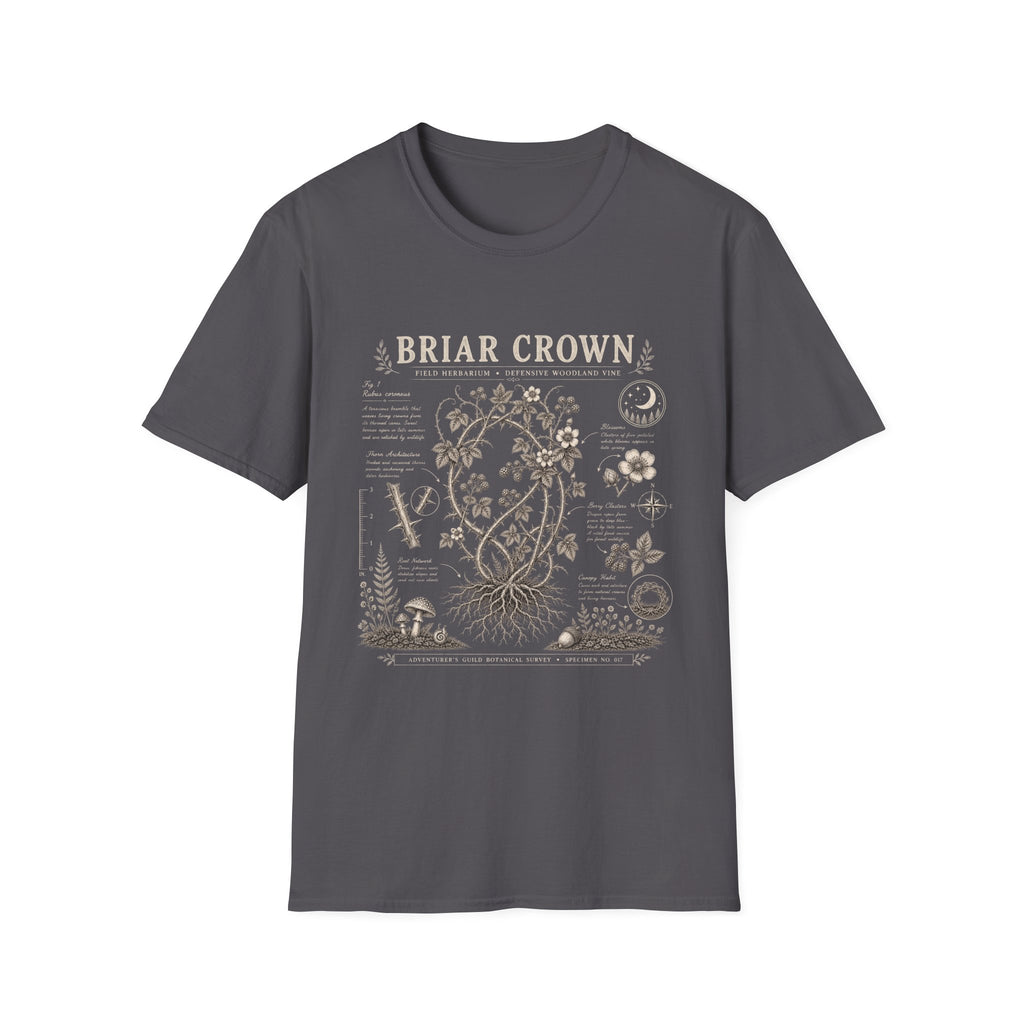 Briar Crown Herbarium Plate T-Shirt