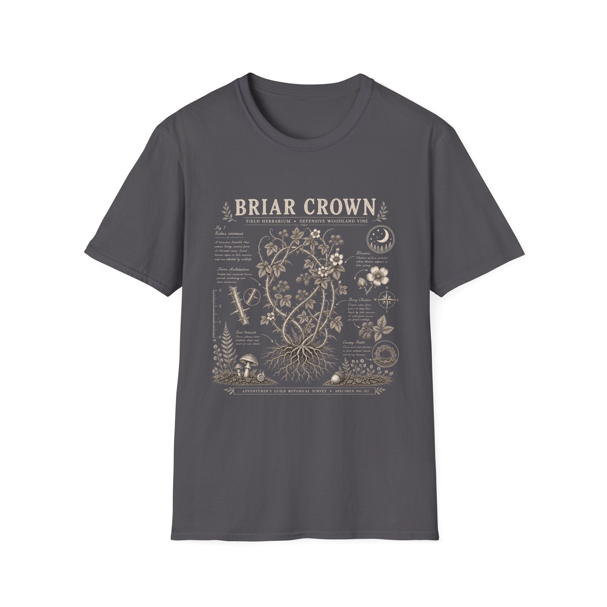 Briar Crown Herbarium Plate T-Shirt