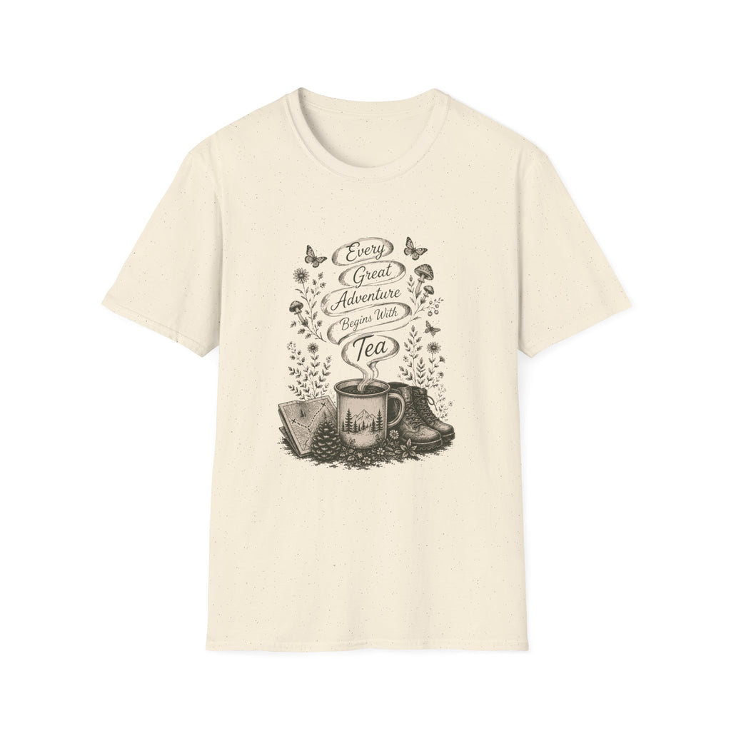 Every Adventure Begins With Tea T-Shirt