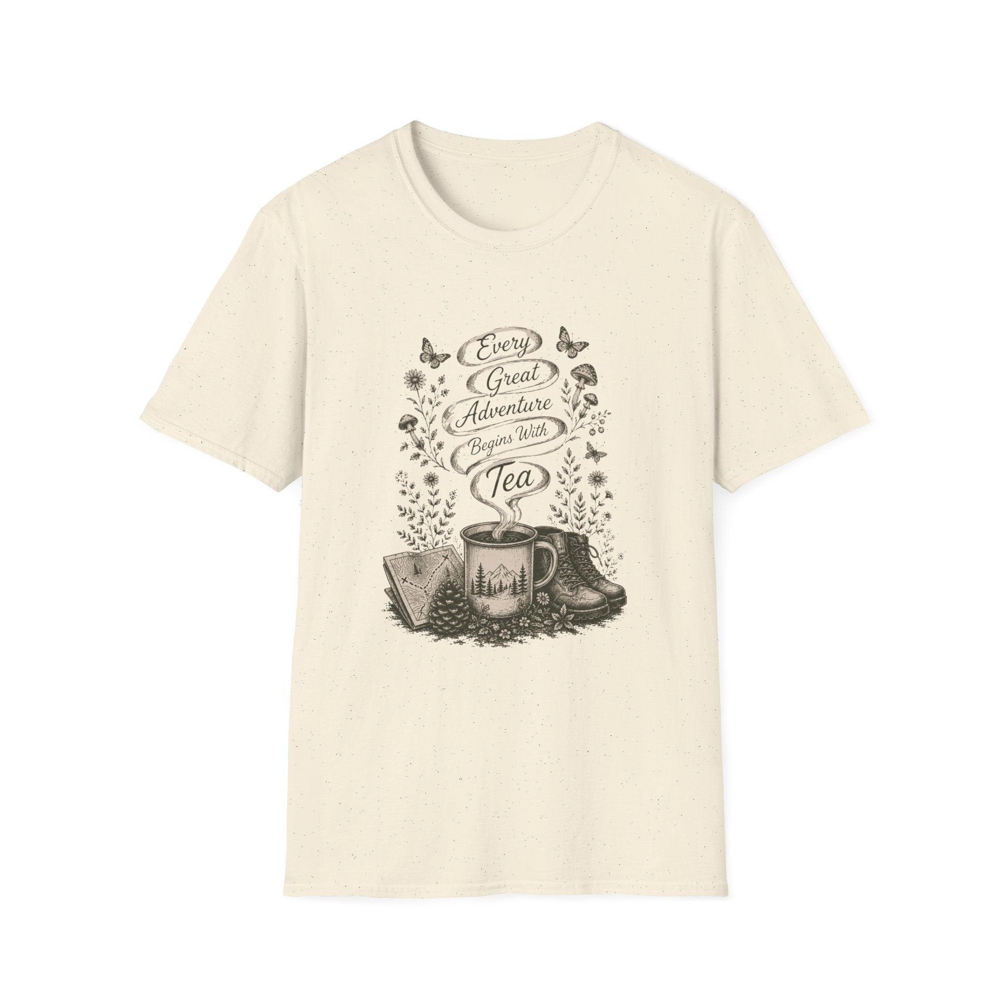 Every Adventure Begins With Tea T-Shirt