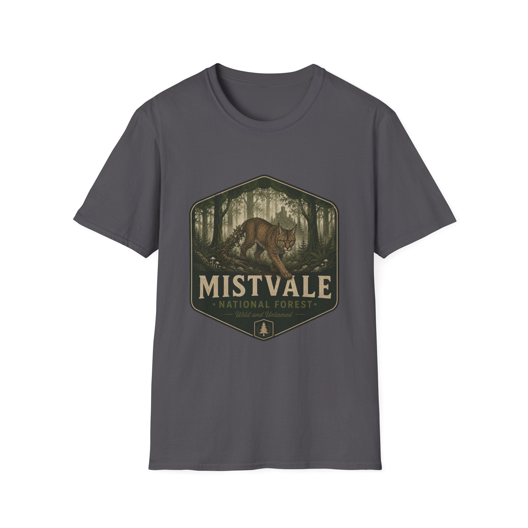 Mistvale National Forest Briar Cat Patch T-Shirt