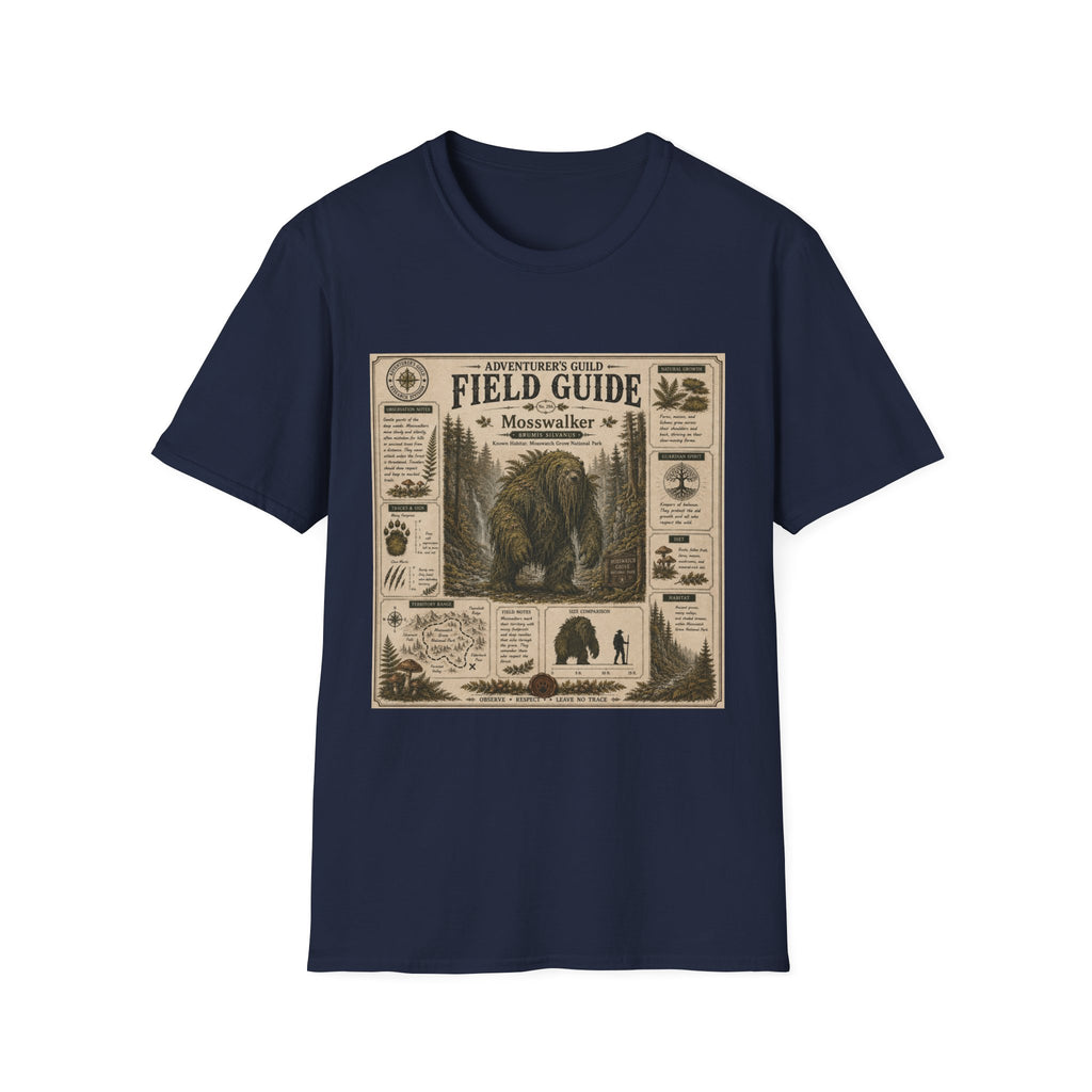 Mosswalker Field Guide Poster T-Shirt