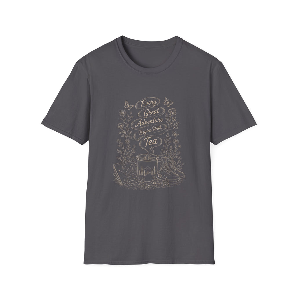 Every Adventure Begins With Tea T-Shirt
