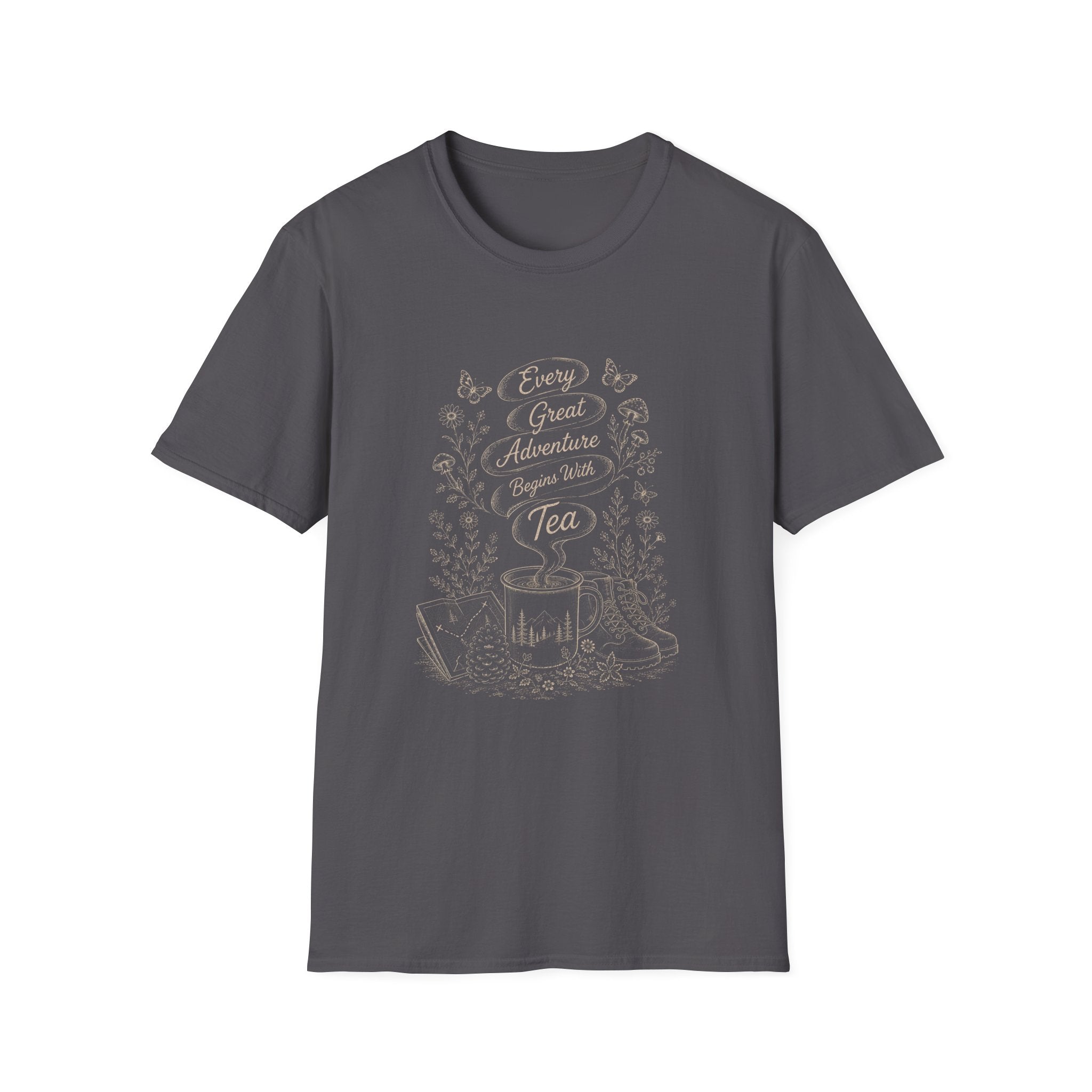 Every Adventure Begins With Tea T-Shirt