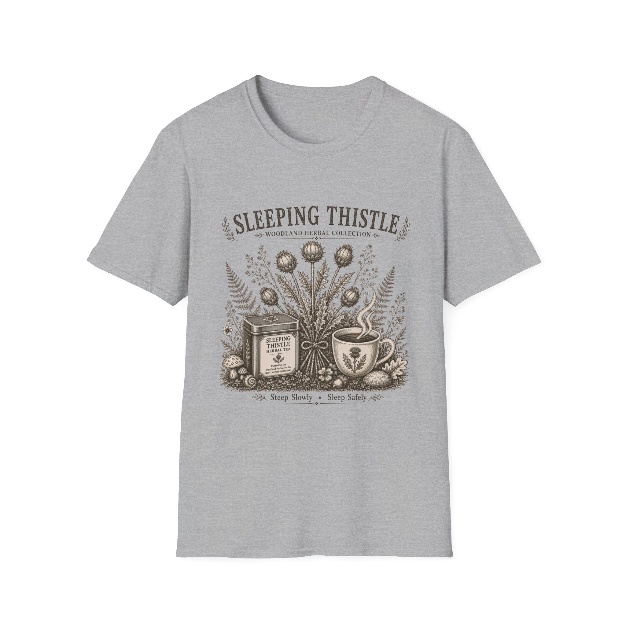 Sleeping Thistle Woodland Herbal Tea T-Shirt