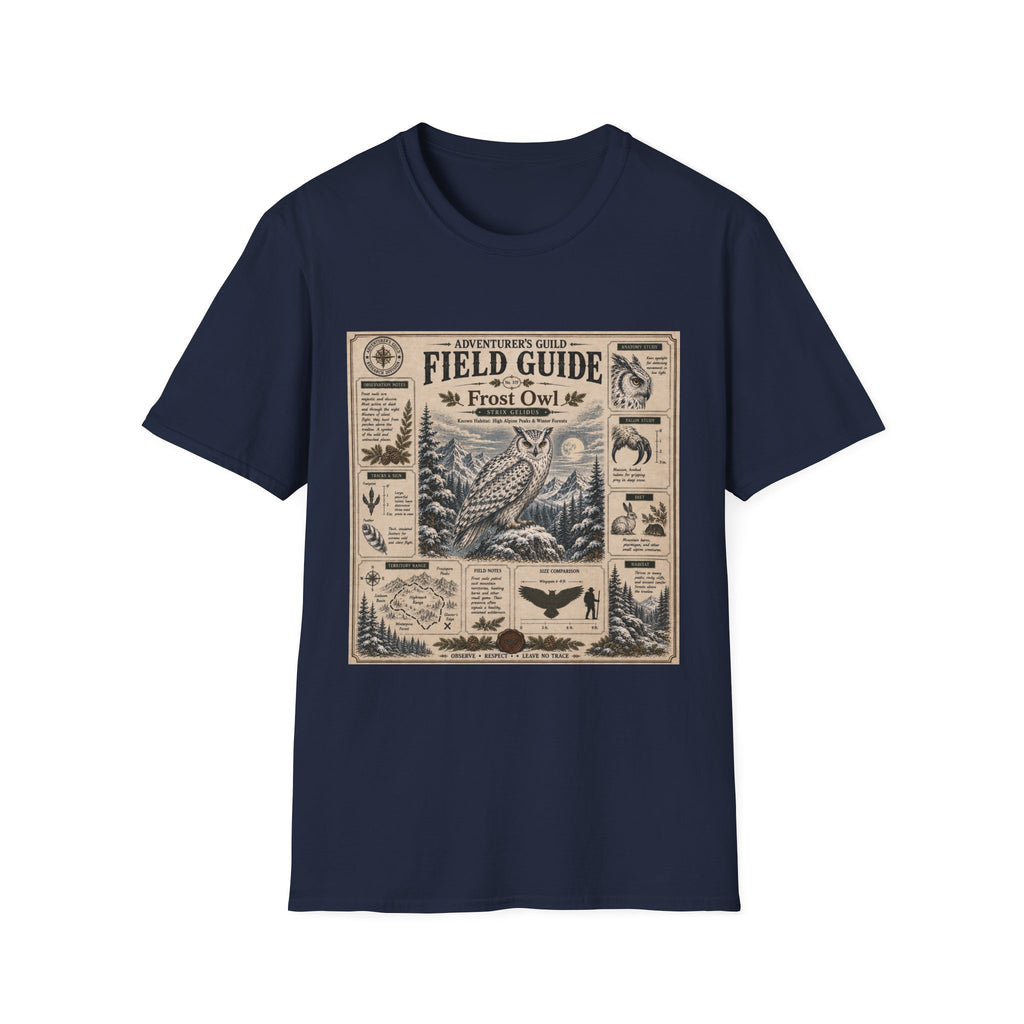 Frost Owl Field Guide Poster T-Shirt