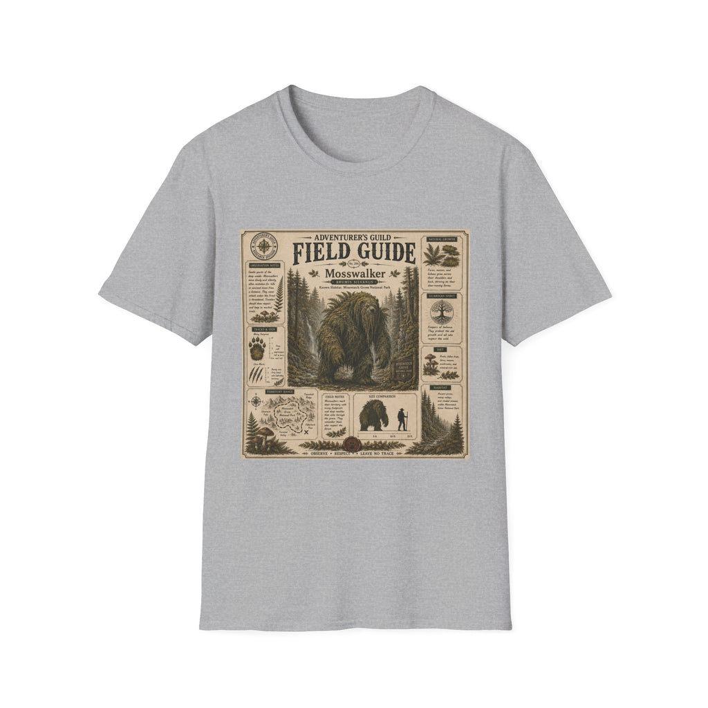 Mosswalker Field Guide Poster T-Shirt