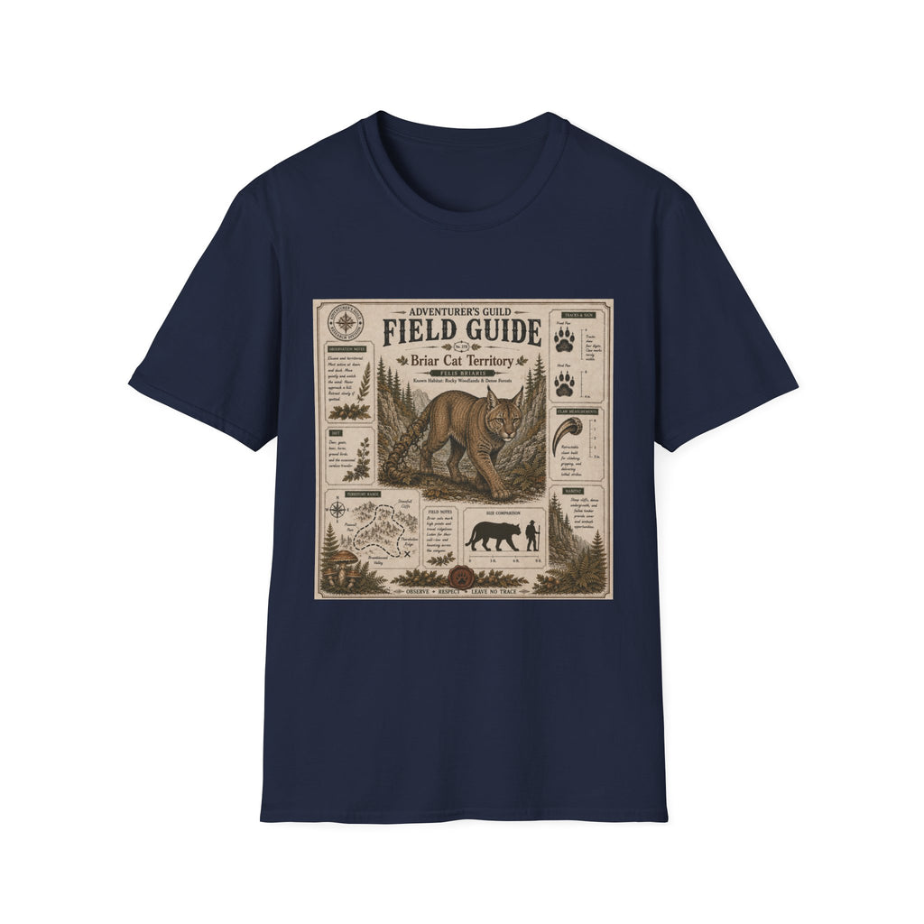 Briar Cat Field Guide Poster T-Shirt
