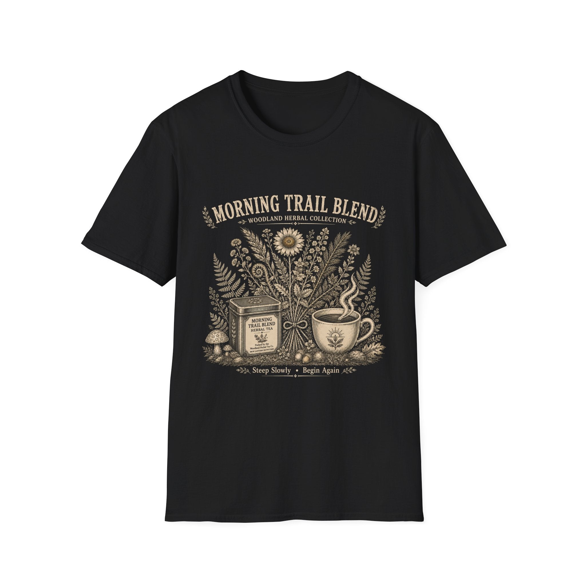 Morning Trail Blend Woodland Herbal Tea T-Shirt