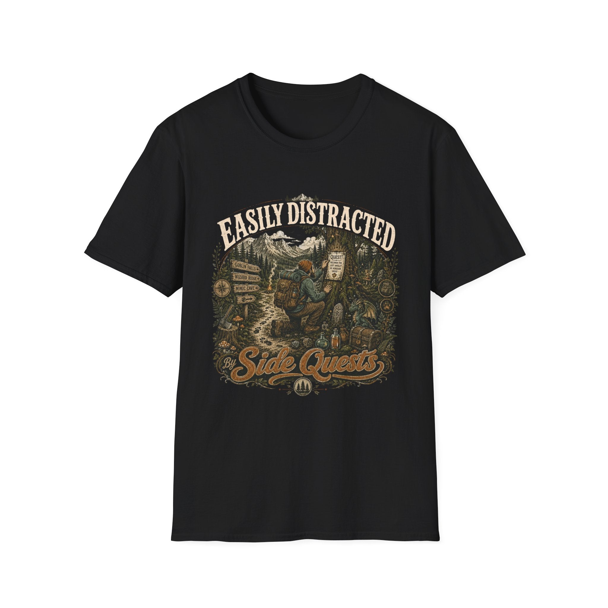 Distracted by Side Quests T-Shirt