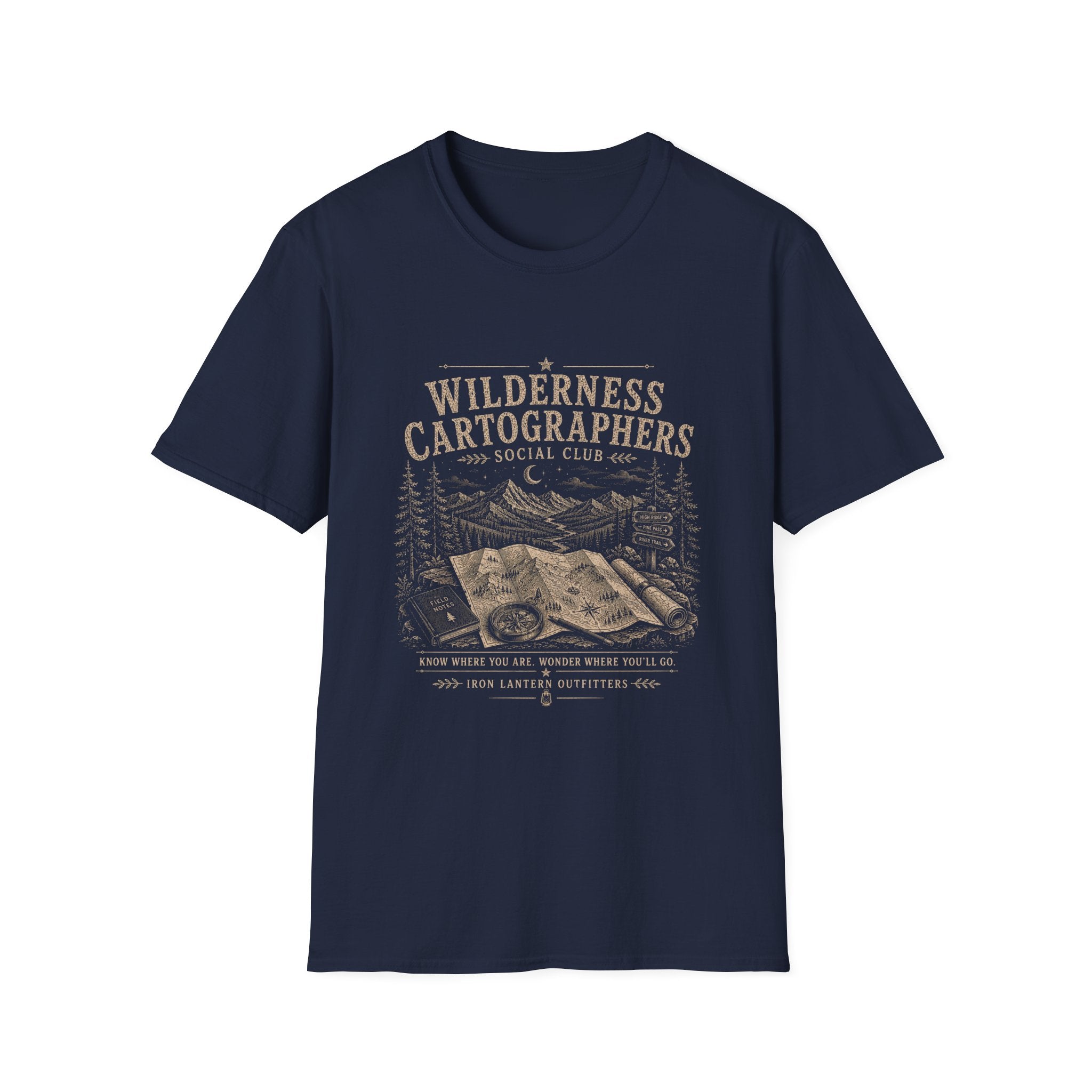 Wilderness Cartographers Social Club T-Shirt