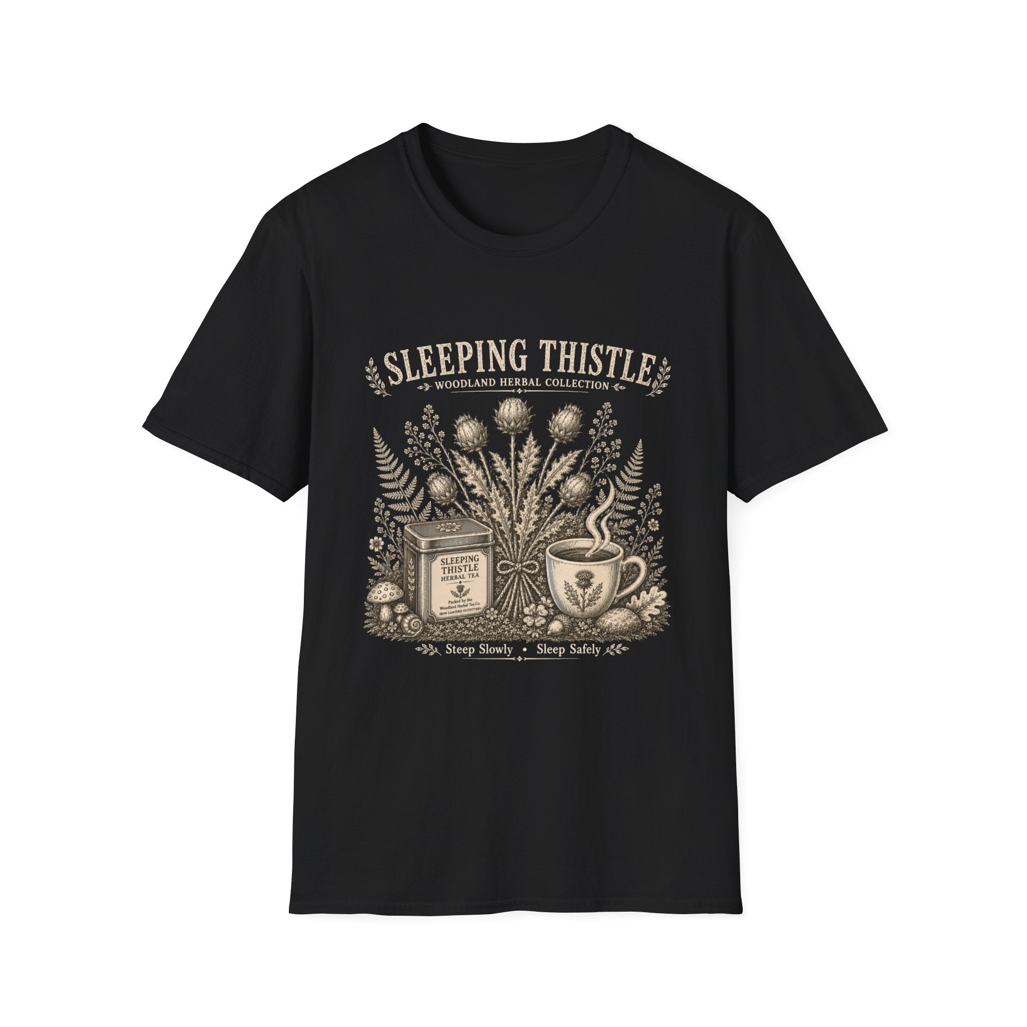 Sleeping Thistle Woodland Herbal Tea T-Shirt