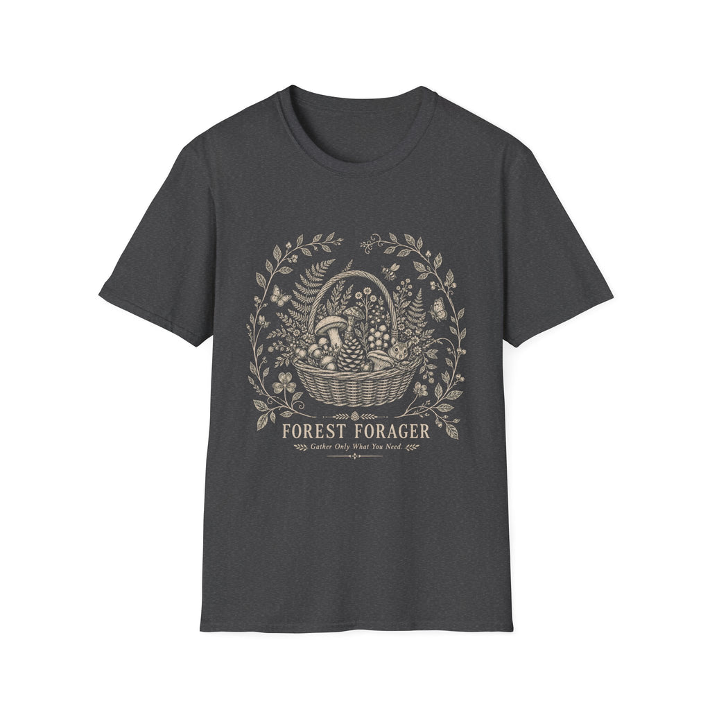 Forest Forager Botanical Emblem T-Shirt