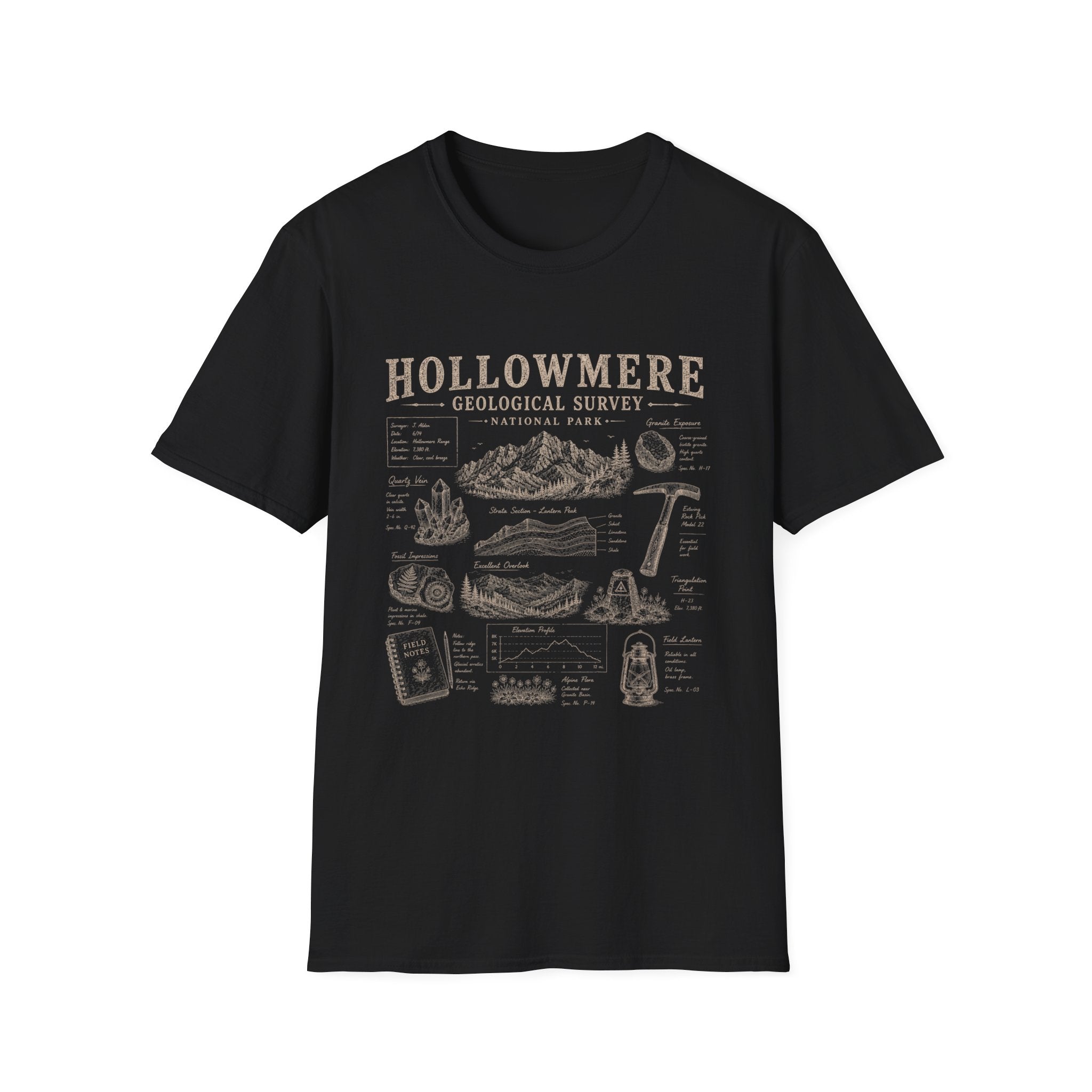 Hollowmere National Park Geological Survey T-Shirt