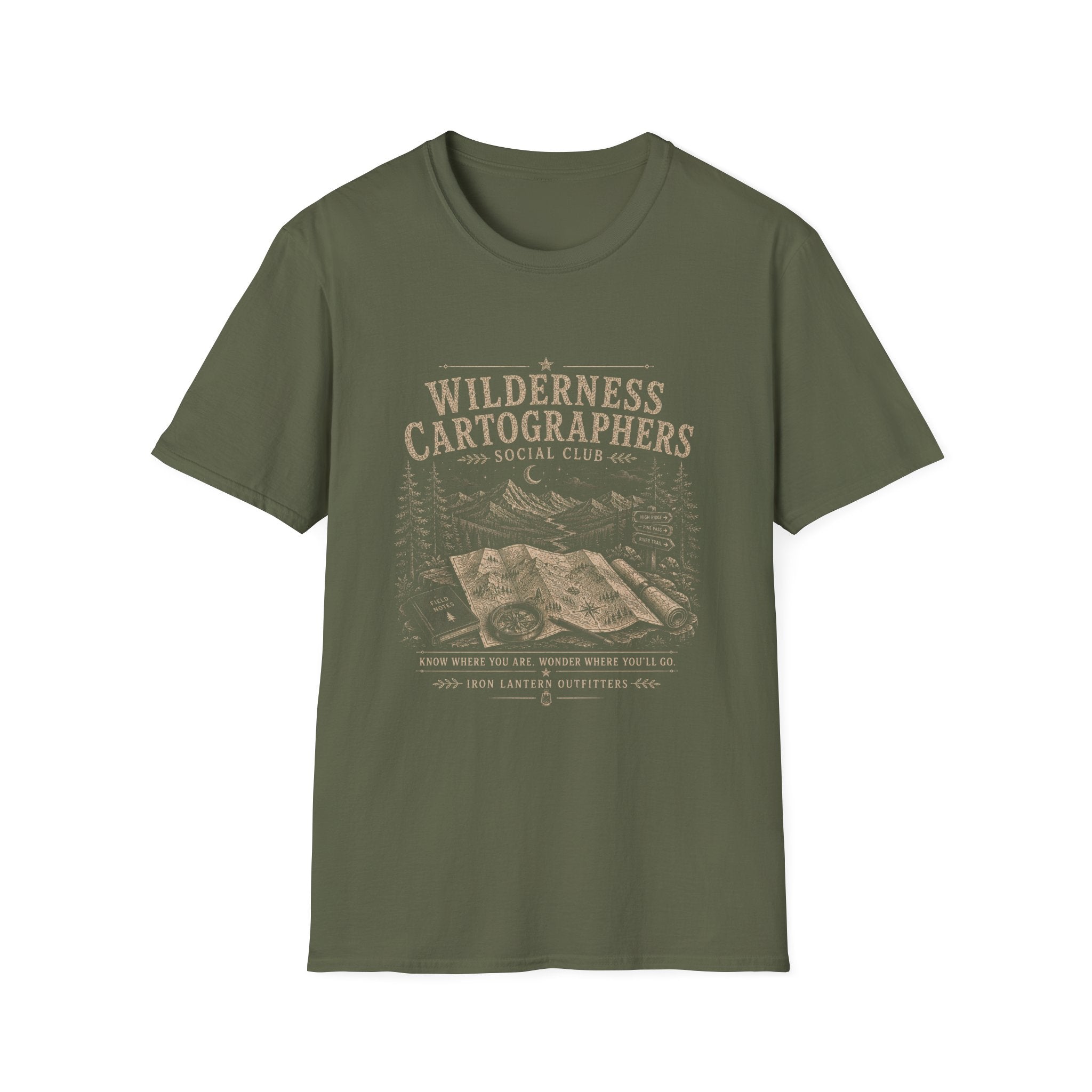 Wilderness Cartographers Social Club T-Shirt