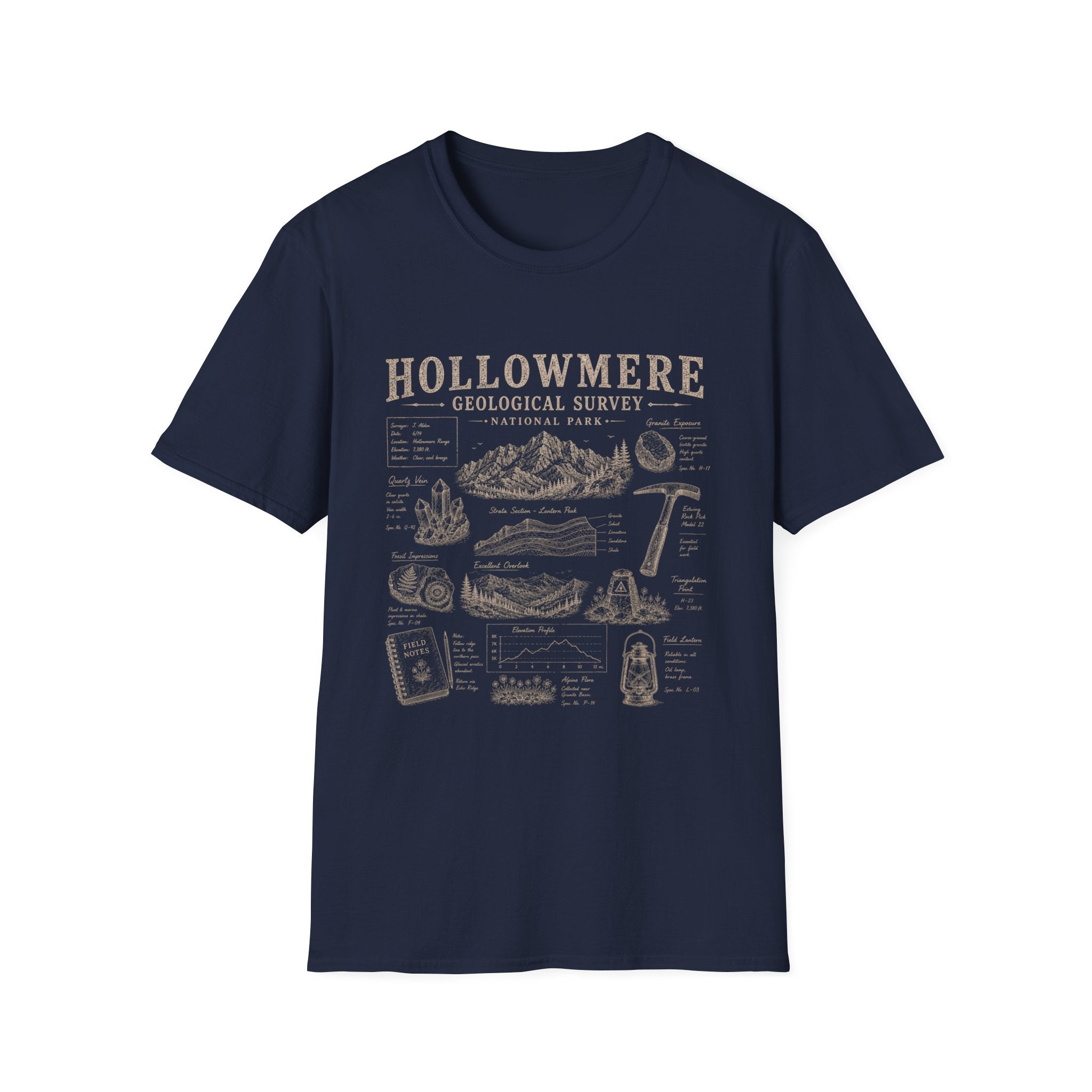 Hollowmere National Park Geological Survey T-Shirt