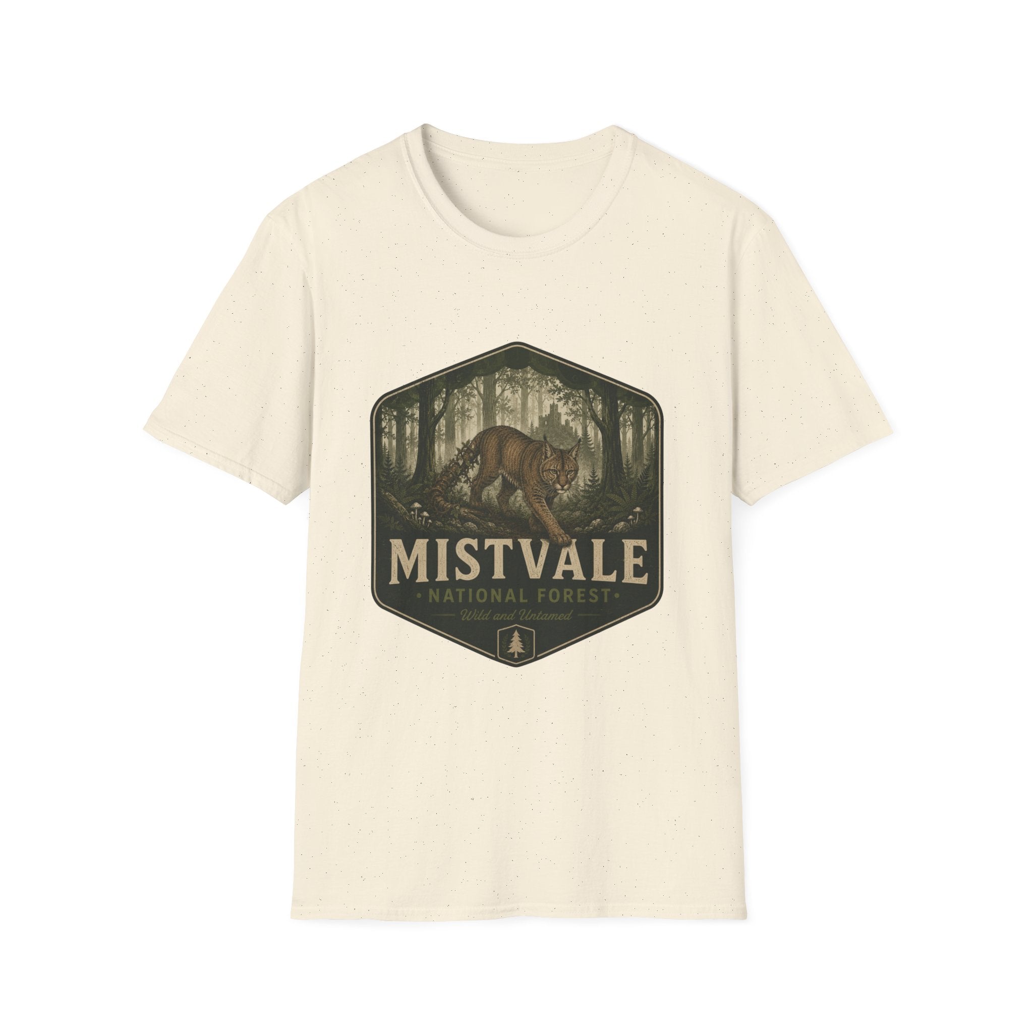Mistvale National Forest Briar Cat Patch T-Shirt