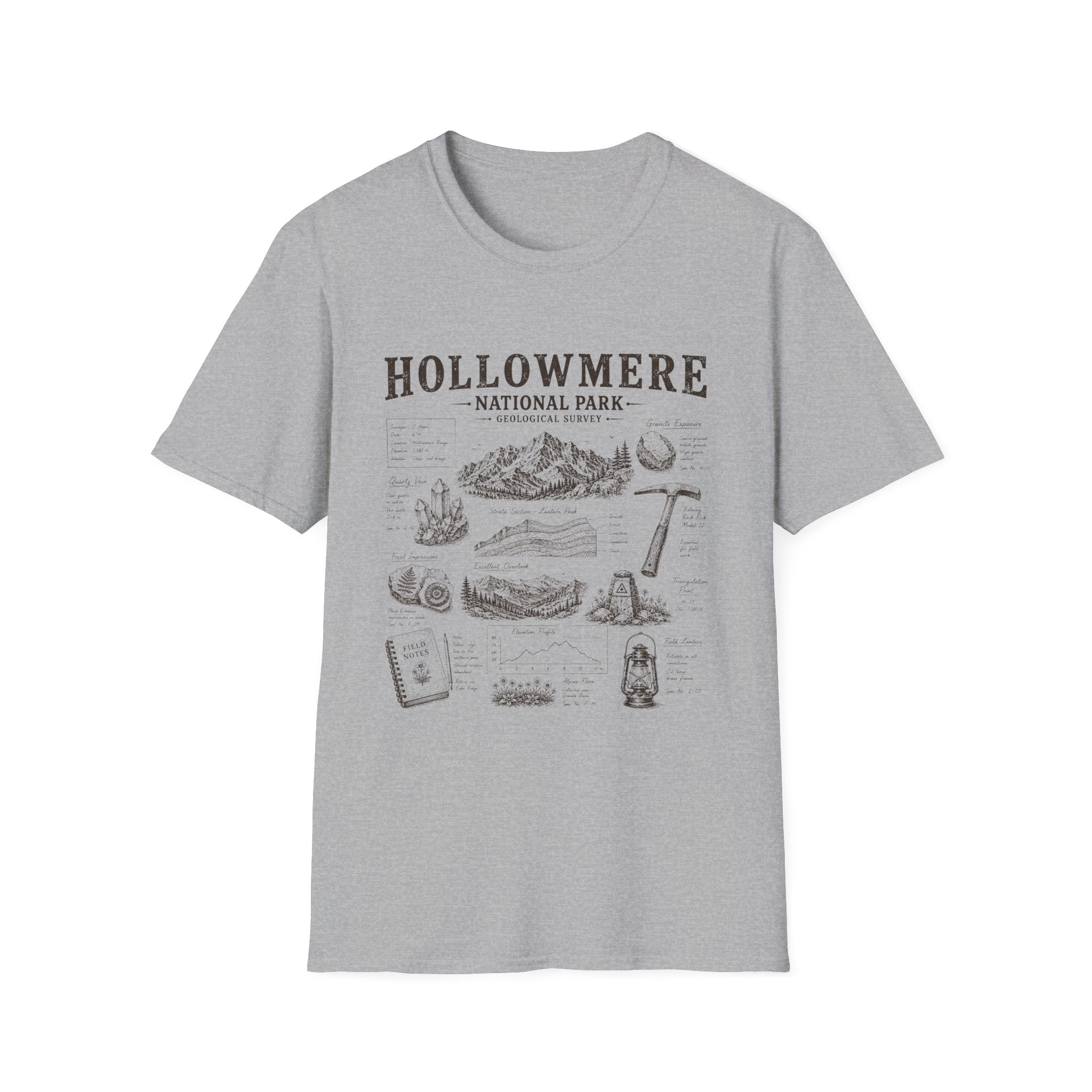 Hollowmere National Park Geological Survey T-Shirt