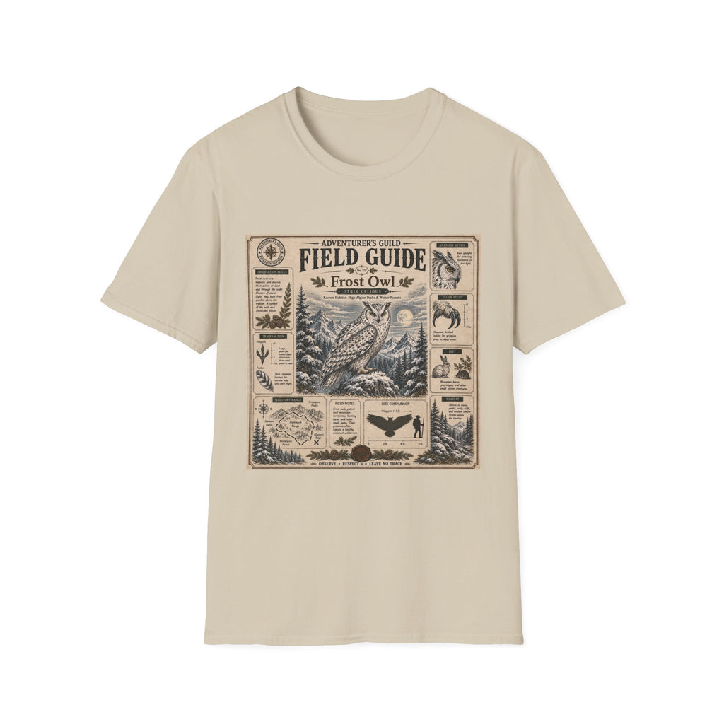Frost Owl Field Guide Poster T-Shirt