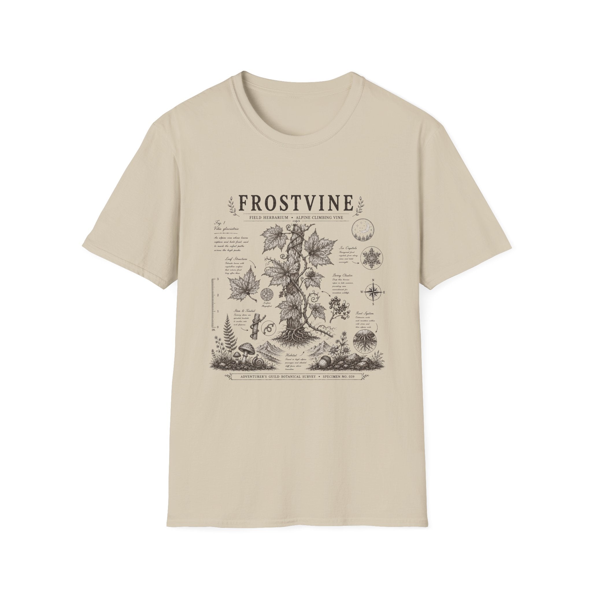 Frostvine Herbarium Plate T-Shirt