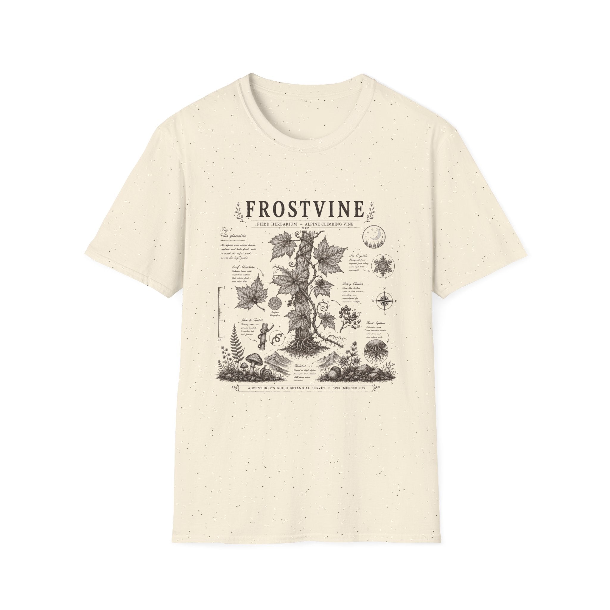 Frostvine Herbarium Plate T-Shirt