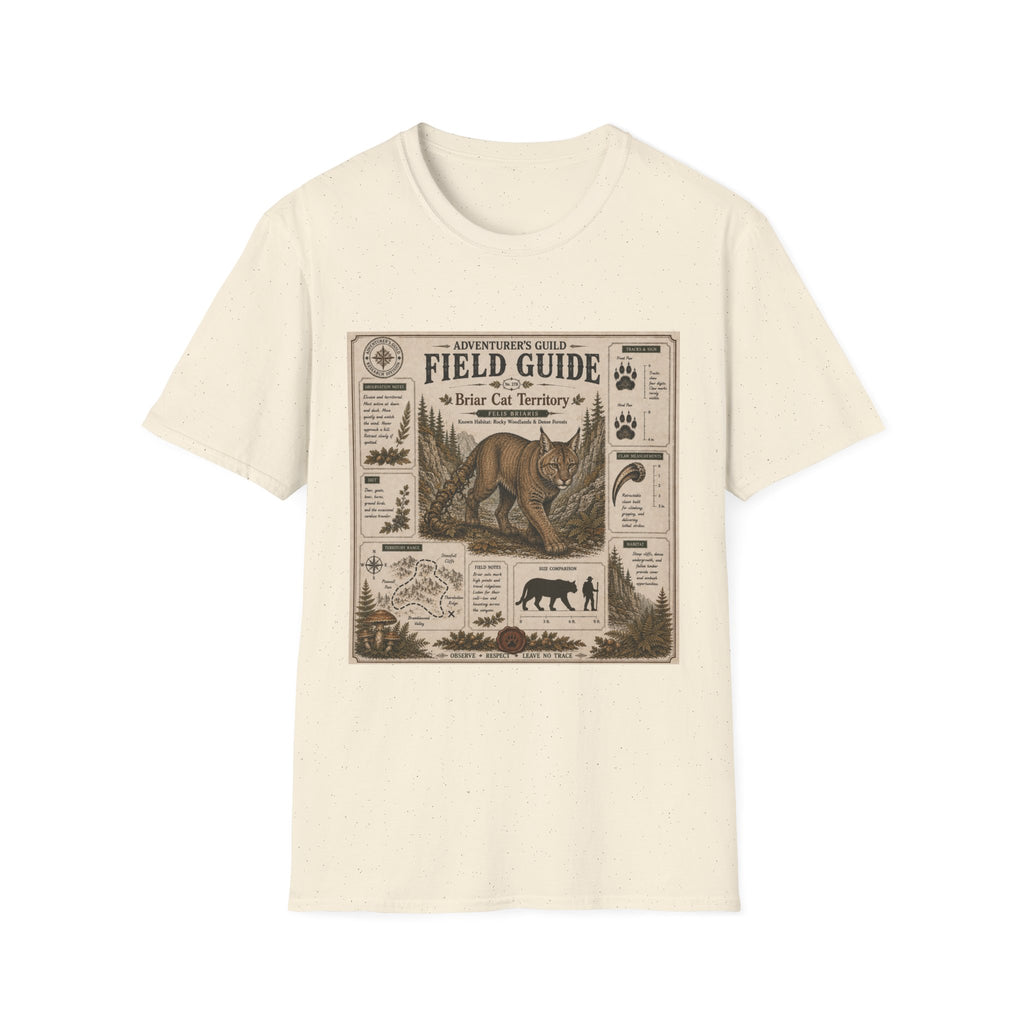 Briar Cat Field Guide Poster T-Shirt