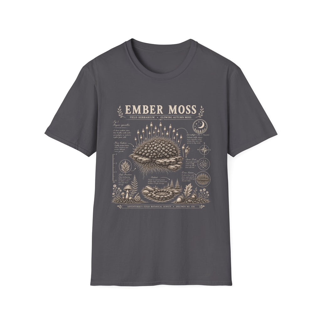 Ember Moss Herbarium Plate T-Shirt