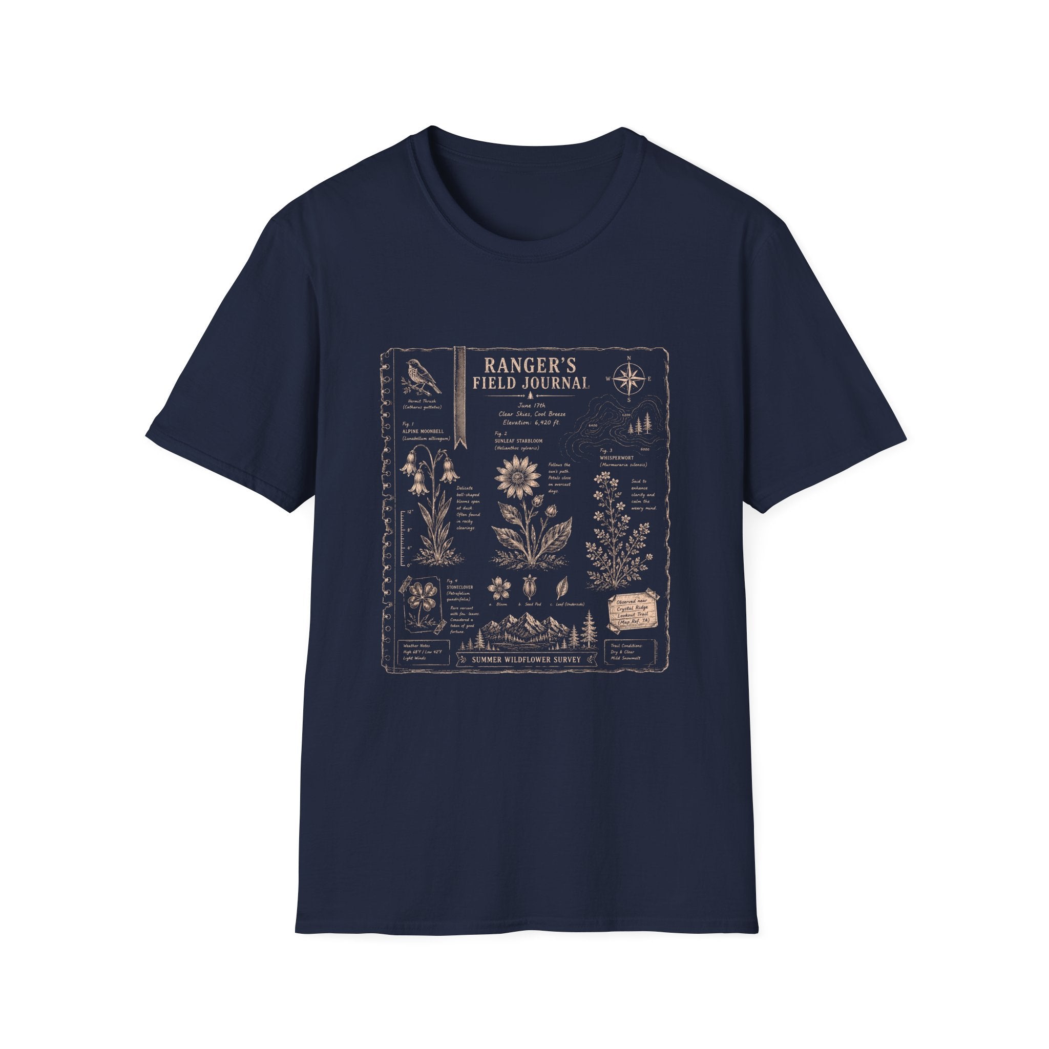 Ranger’s Botanical Field Journal T-Shirt
