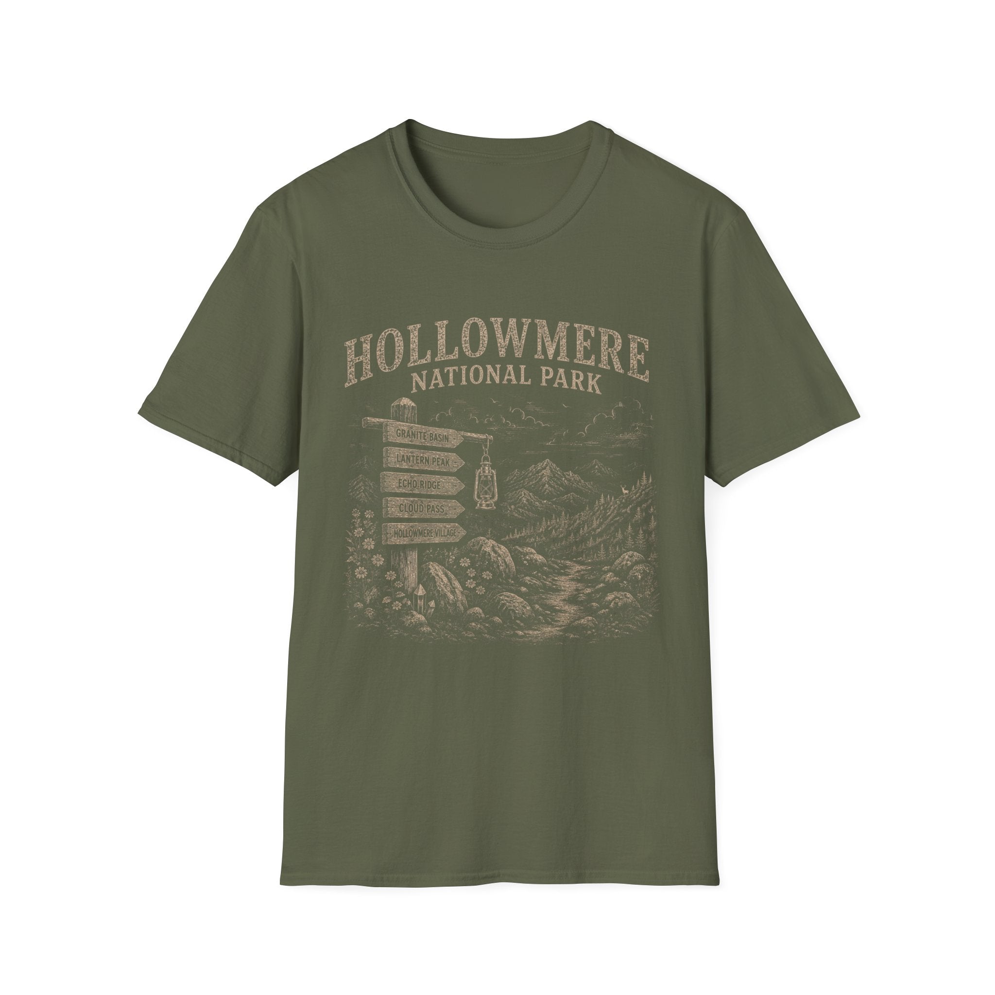 Hollowmere National Park Stone Lantern Pass T-Shirt