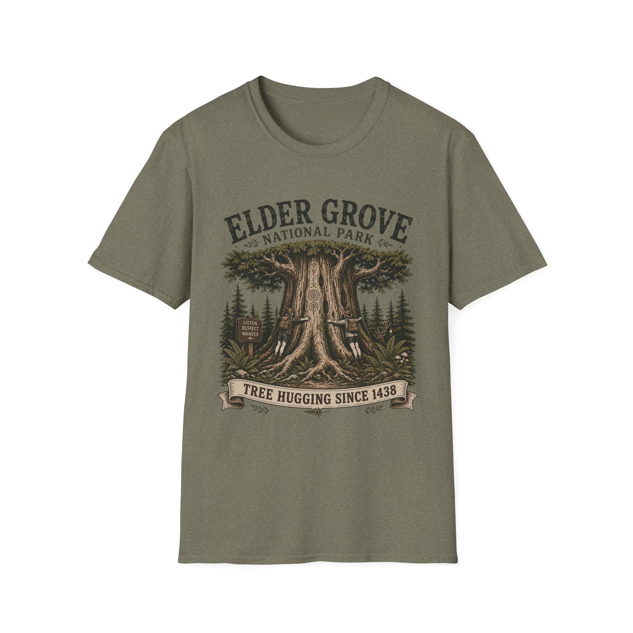 Elder Grove National Park Tree Hugging T-Shirt