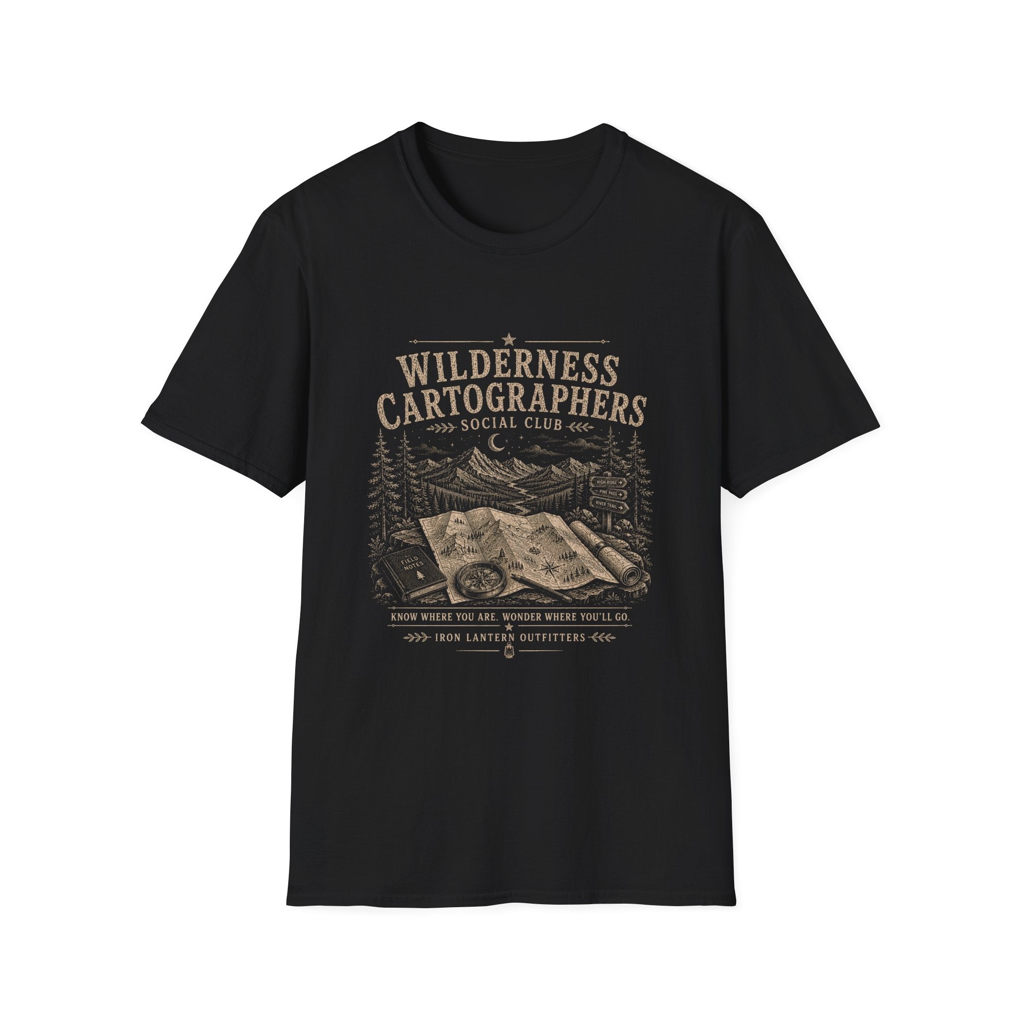 Wilderness Cartographers Social Club T-Shirt