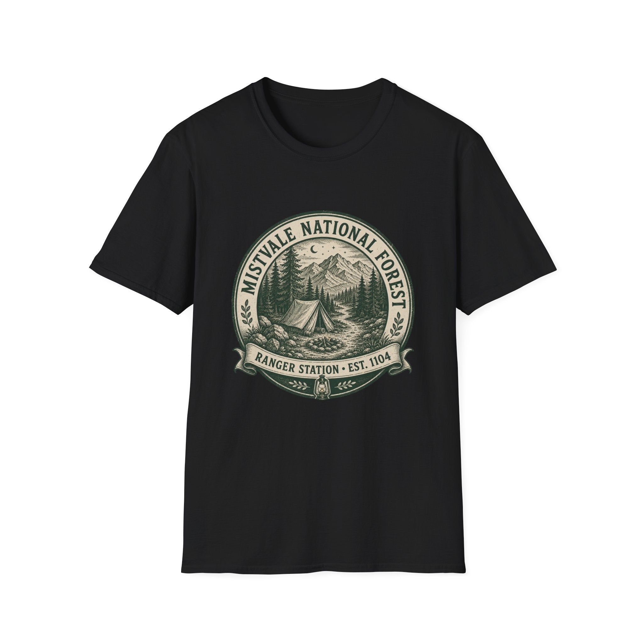 Mistvale Ranger Station Badge T-Shirt