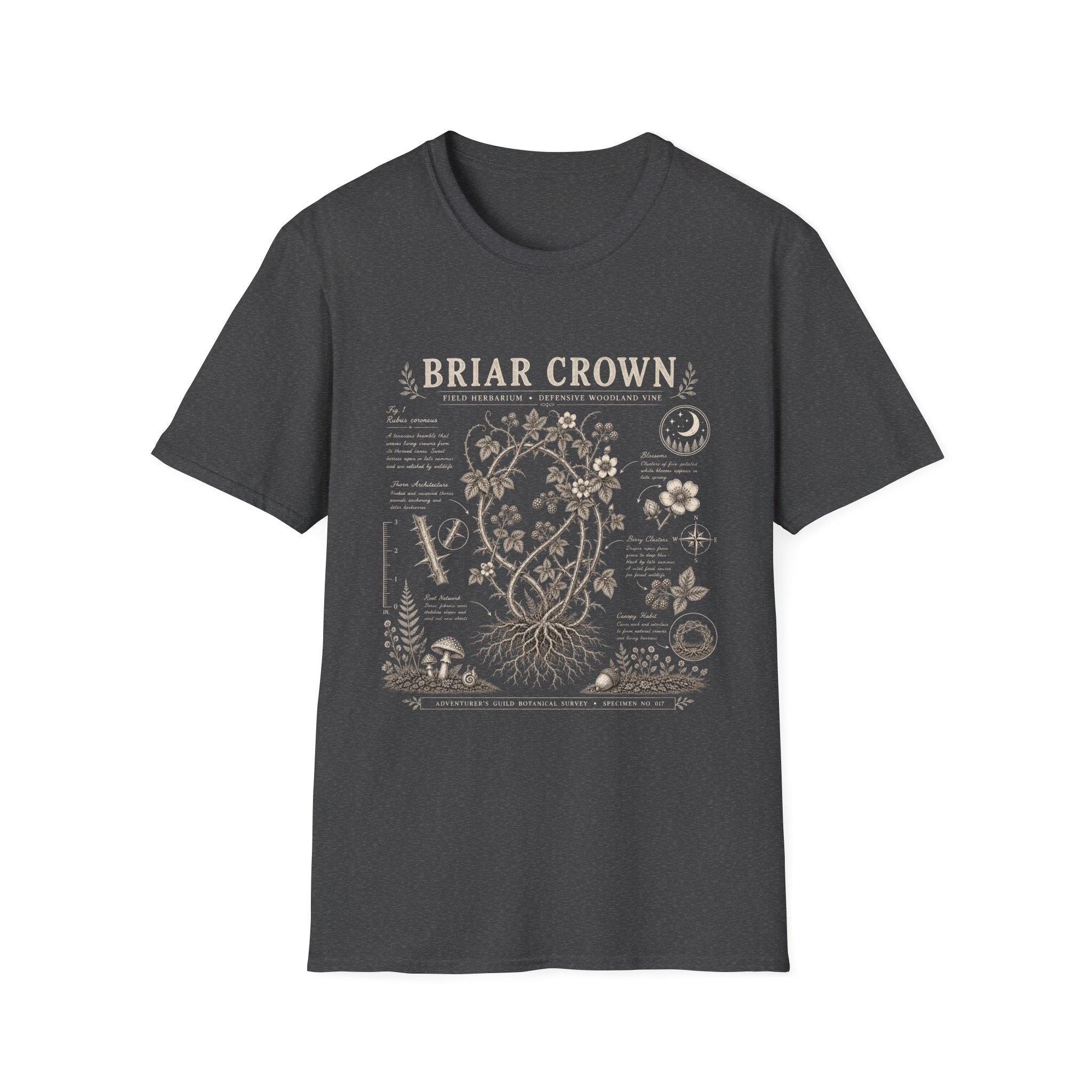 Briar Crown Herbarium Plate T-Shirt