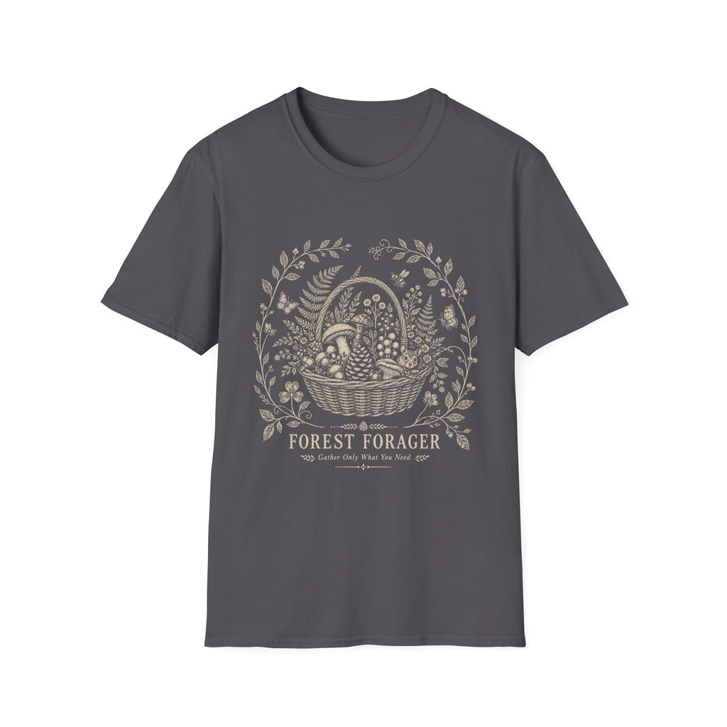 Forest Forager Botanical Emblem T-Shirt