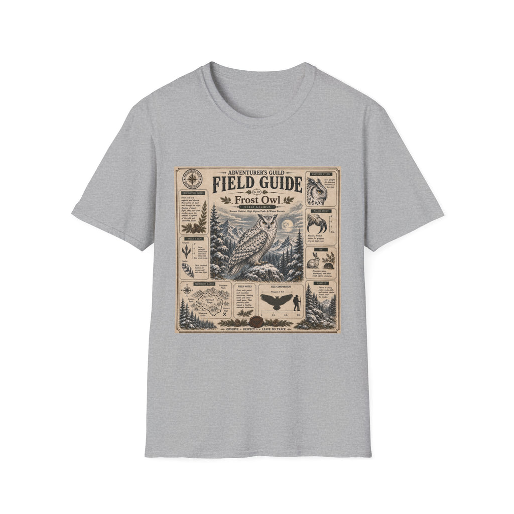 Frost Owl Field Guide Poster T-Shirt