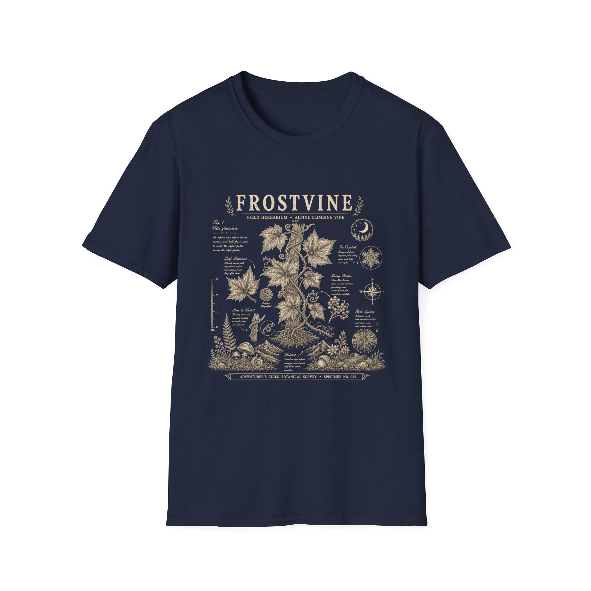 Frostvine Herbarium Plate T-Shirt