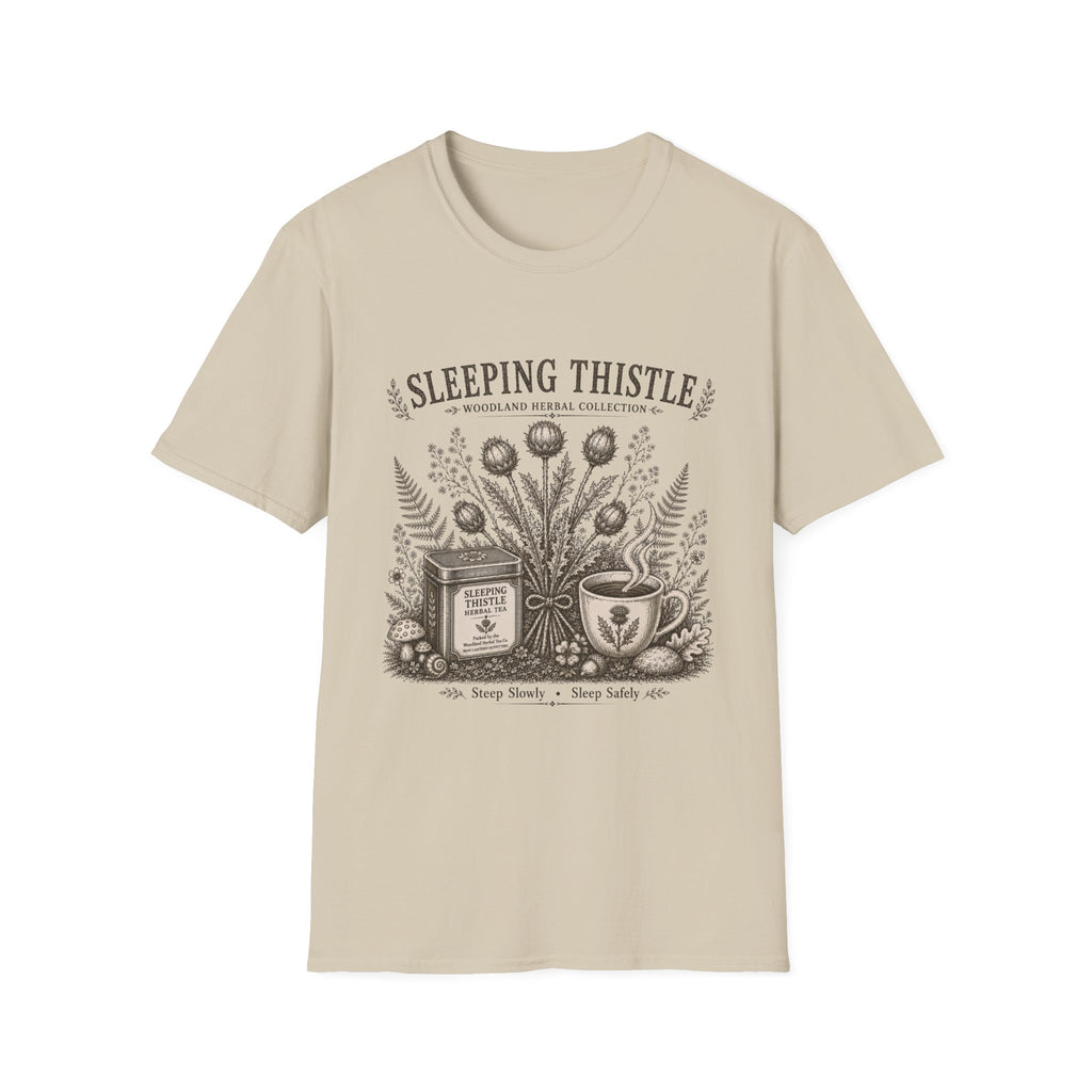 Sleeping Thistle Woodland Herbal Tea T-Shirt